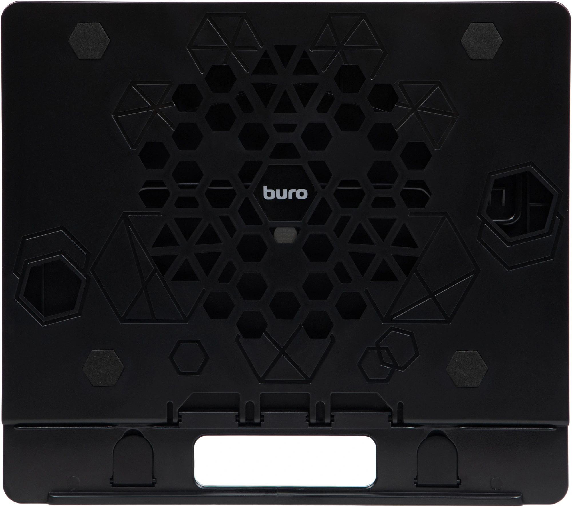Подставка для ноутбука Buro BU-LS130 15.6" 280x250x15мм 520г металл/пластик черный