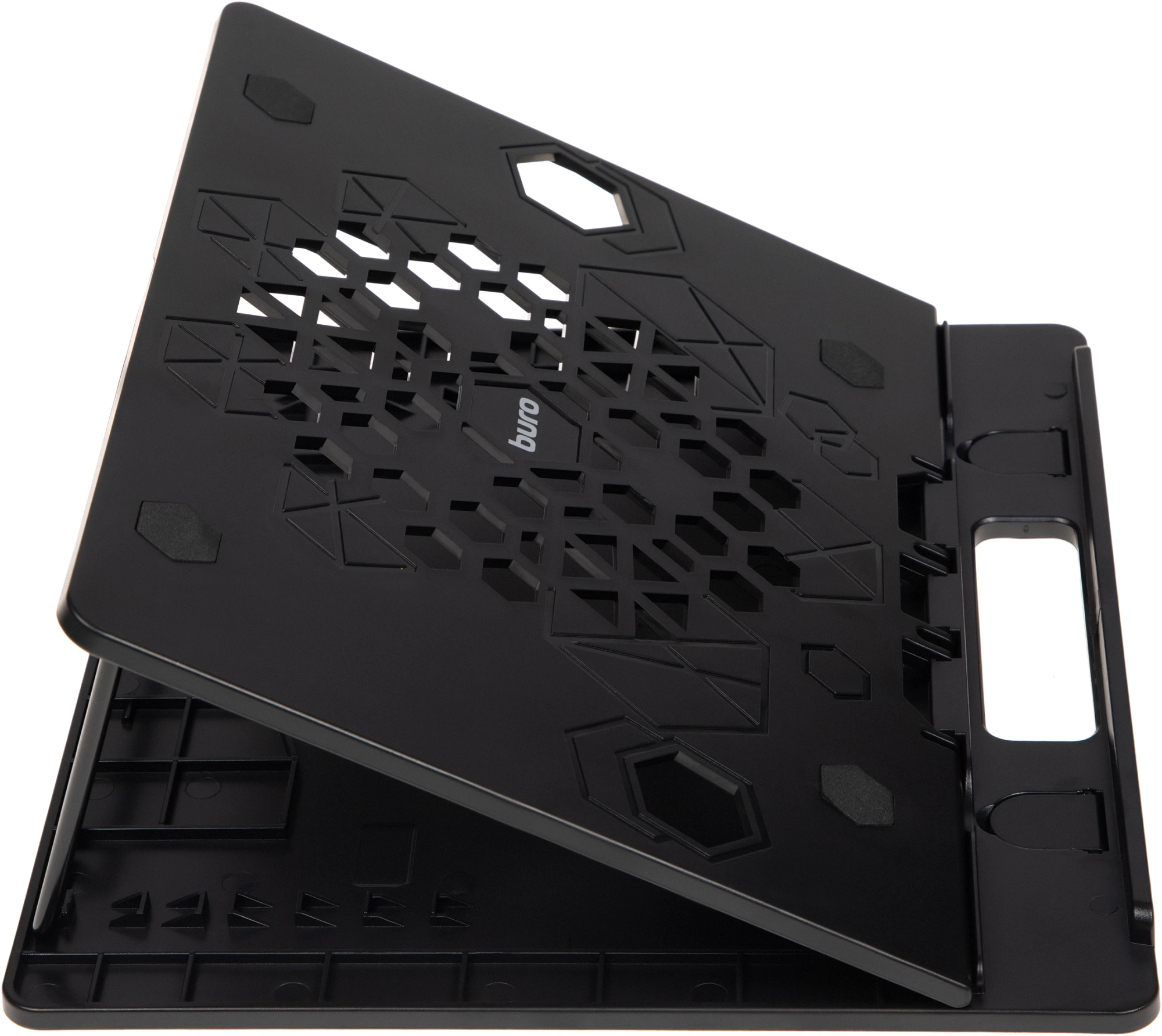 Подставка для ноутбука Buro BU-LS130 15.6" 280x250x15мм 520г металл/пластик черный — миниатюра 4