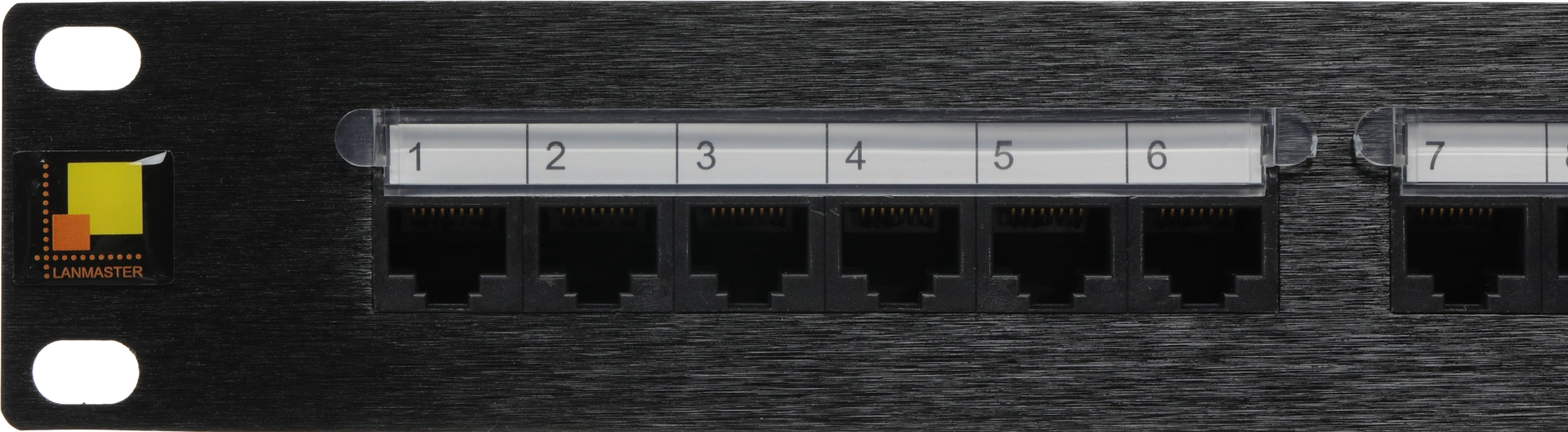 Патч-панель Lanmaster LAN-PPN24U6A 19" 1U 24xRJ45 кат.6A UTP — миниатюра 10