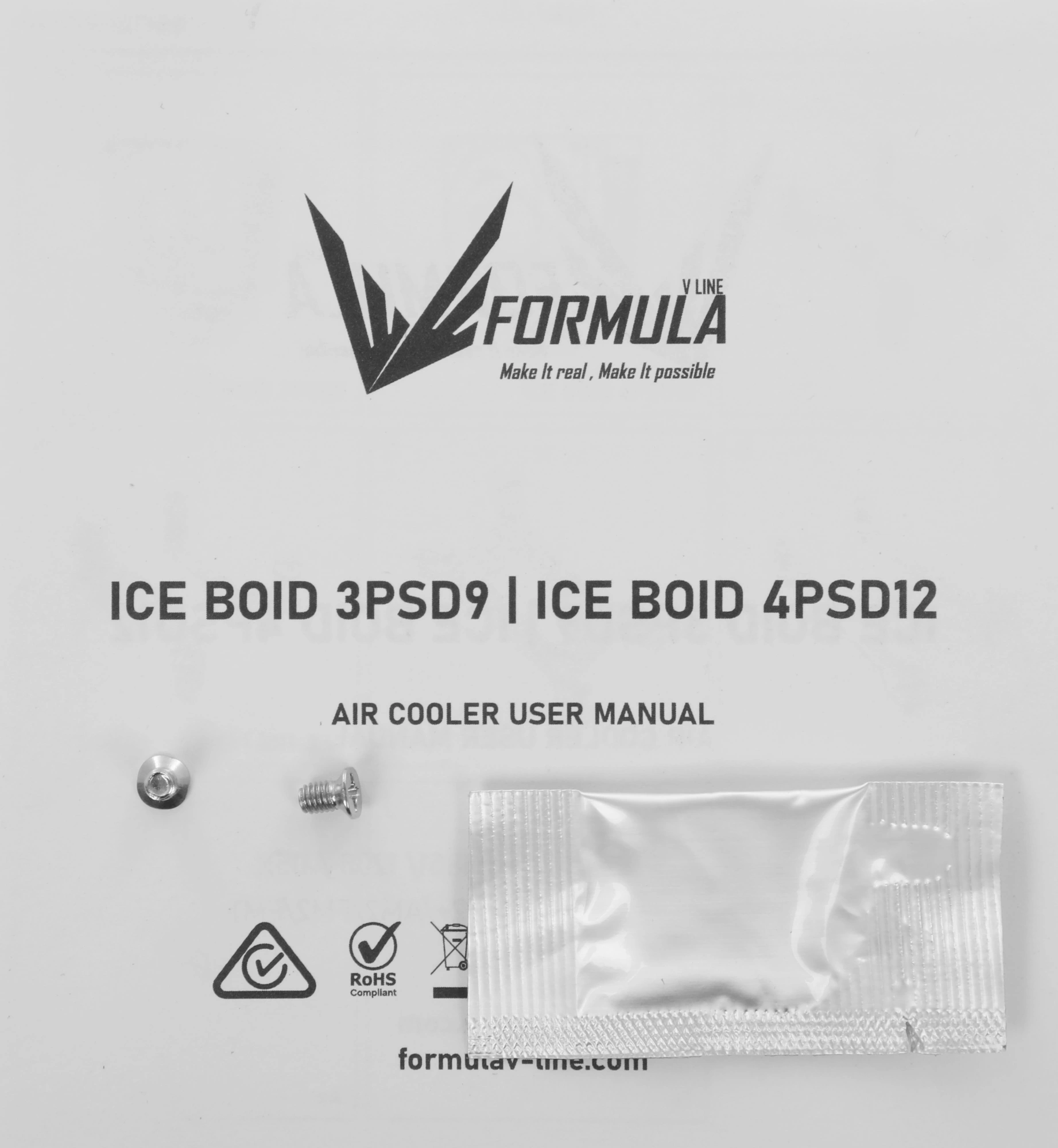 Устройство охлаждения(кулер) Formula Ice Boid 3PSD9 Soc-AM5/AM4/1200/1700/1851 черный 4-pin 26.43dB Al+Cu 140W 332gr Ret — миниатюра 5