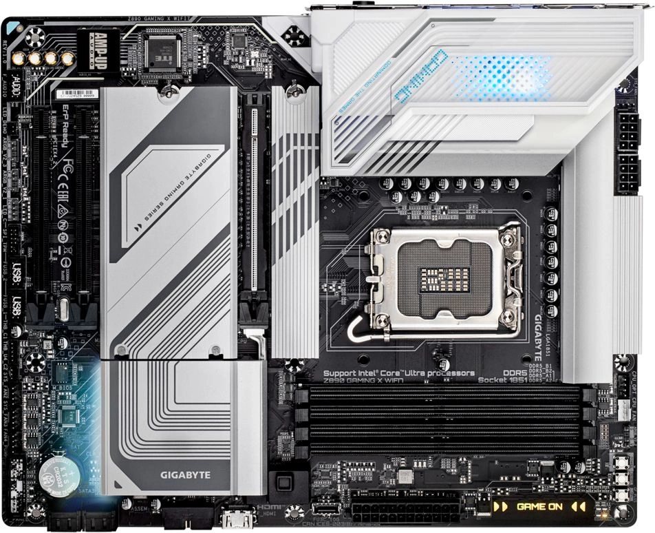 Материнская плата Gigabyte Z890 GAMING X WIFI7 Soc-1851 Intel Z890 4xDDR5 ATX AC`97 8ch(7.1) 2.5Gg RAID+DP — миниатюра 2