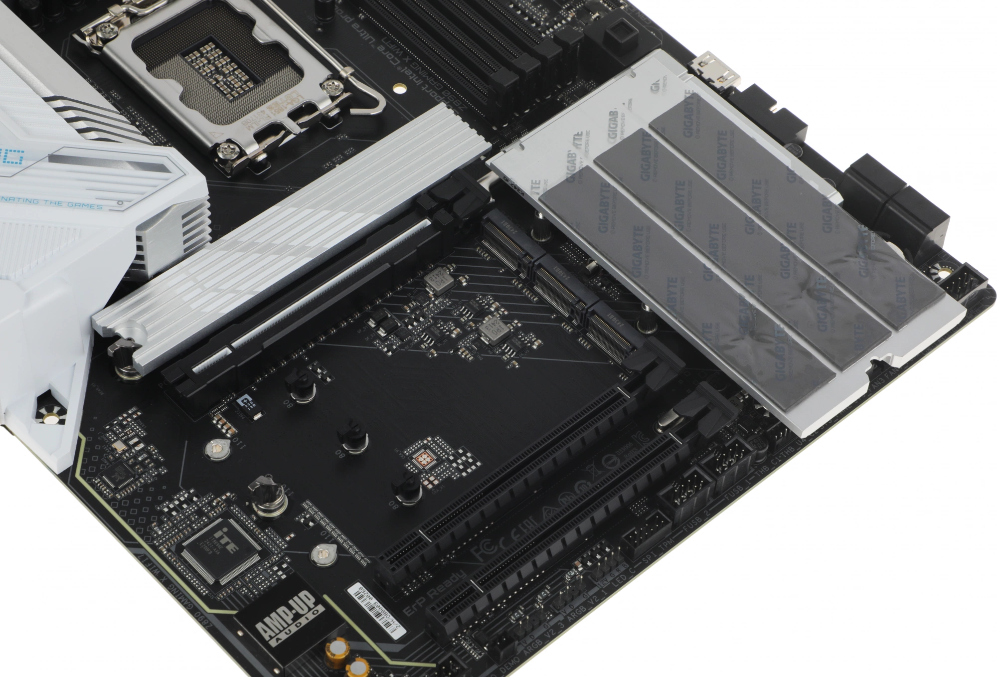 Материнская плата Gigabyte Z890 GAMING X WIFI7 Soc-1851 Intel Z890 4xDDR5 ATX AC`97 8ch(7.1) 2.5Gg RAID+DP — миниатюра 7