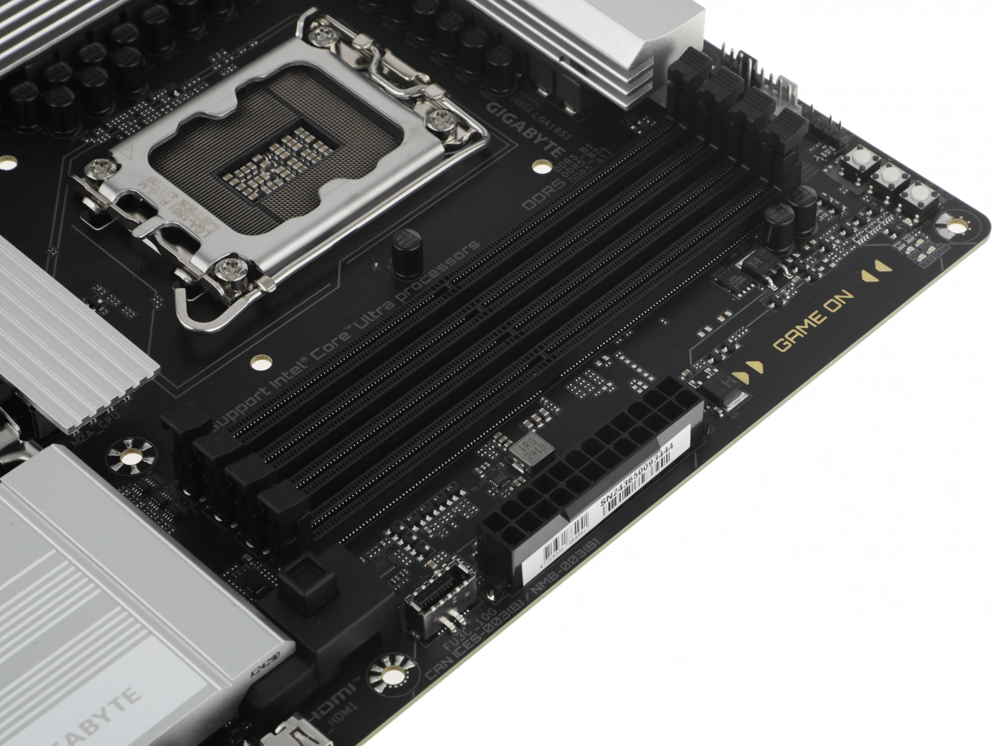 Материнская плата Gigabyte Z890 GAMING X WIFI7 Soc-1851 Intel Z890 4xDDR5 ATX AC`97 8ch(7.1) 2.5Gg RAID+DP — миниатюра 9