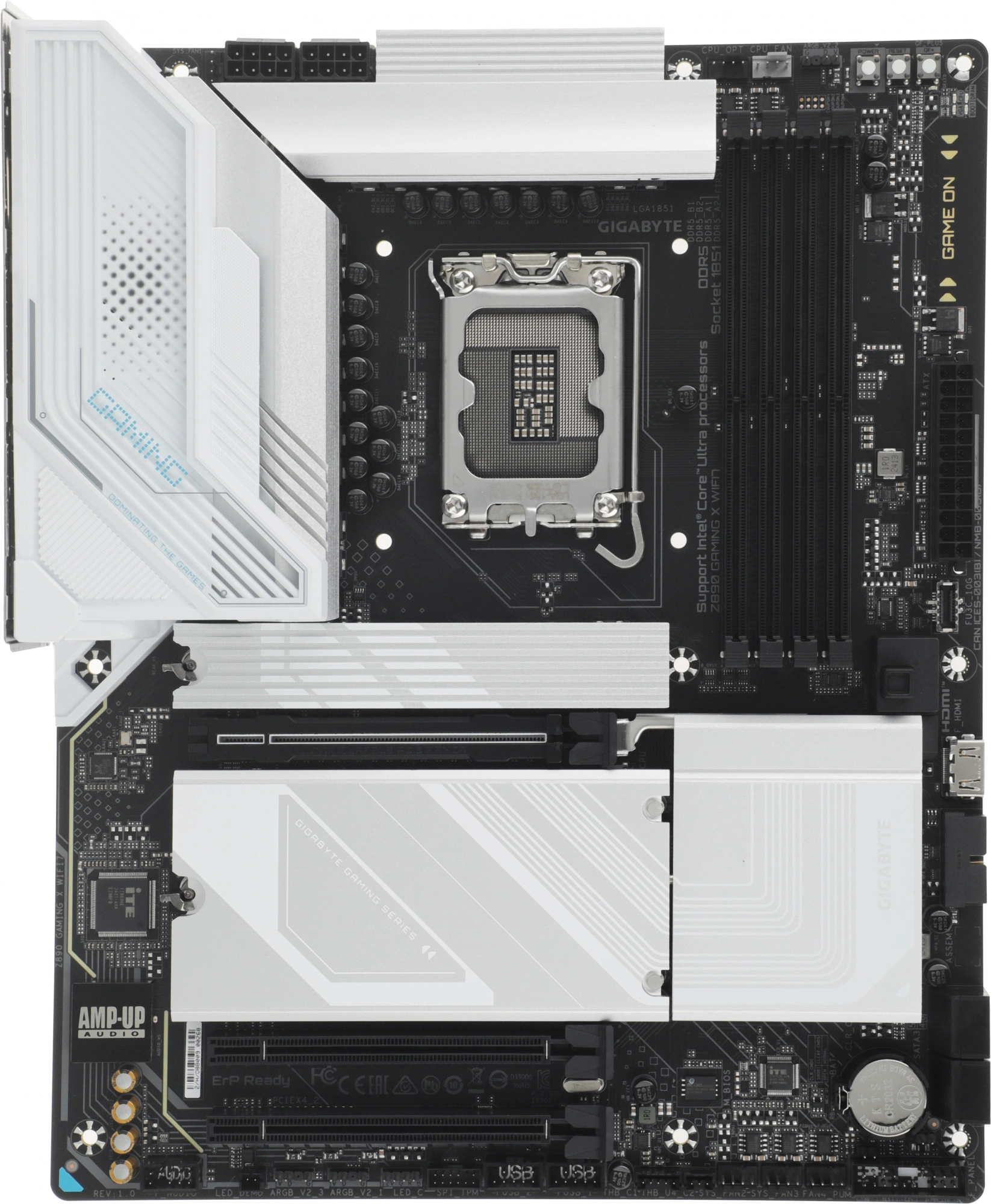 Материнская плата Gigabyte Z890 GAMING X WIFI7 Soc-1851 Intel Z890 4xDDR5 ATX AC`97 8ch(7.1) 2.5Gg RAID+DP — миниатюра 11