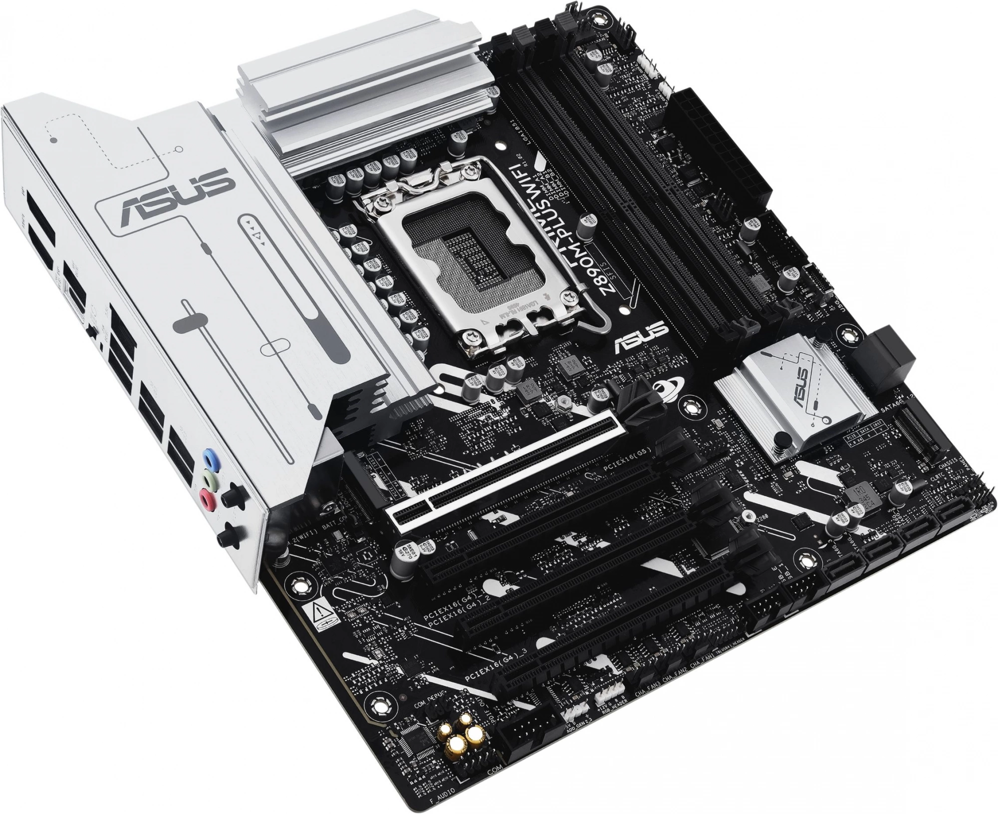 Материнская плата Asus PRIME Z890M-PLUS WIFI Soc-1851 Intel Z890 4xDDR5 mATX AC`97 8ch(7.1) 2.5Gg RAID+HDMI+DP — миниатюра 10