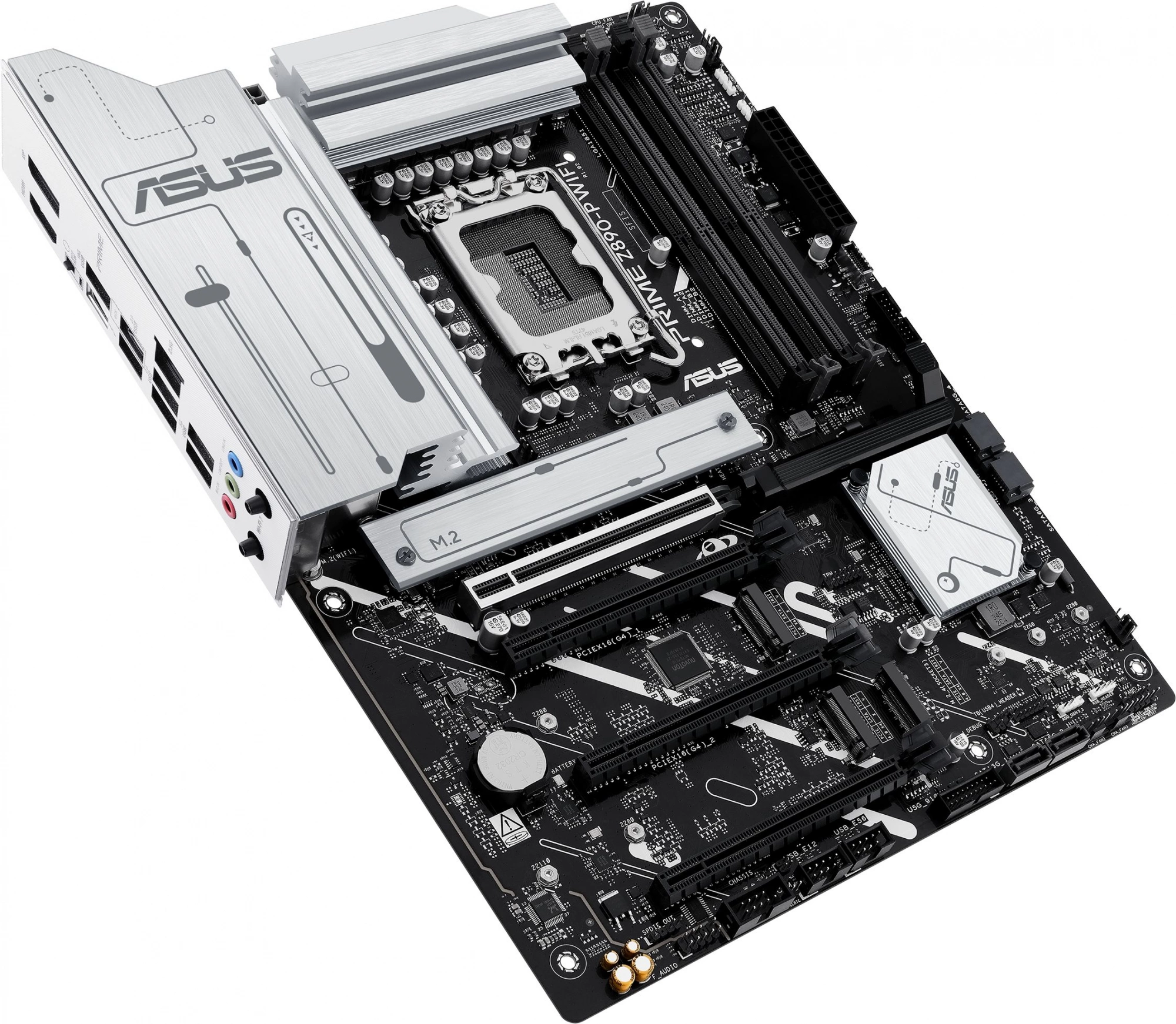 Материнская плата Asus PRIME Z890-P WIFI Soc-1851 Intel Z890 4xDDR5 ATX AC`97 8ch(7.1) 2.5Gg RAID+HDMI+DP — миниатюра 7