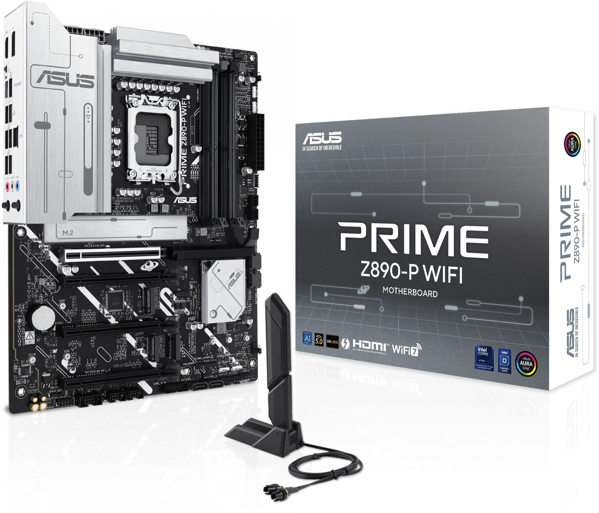 Материнская плата Asus PRIME Z890-P WIFI Soc-1851 Intel Z890 4xDDR5 ATX AC`97 8ch(7.1) 2.5Gg RAID+HDMI+DP — миниатюра 14