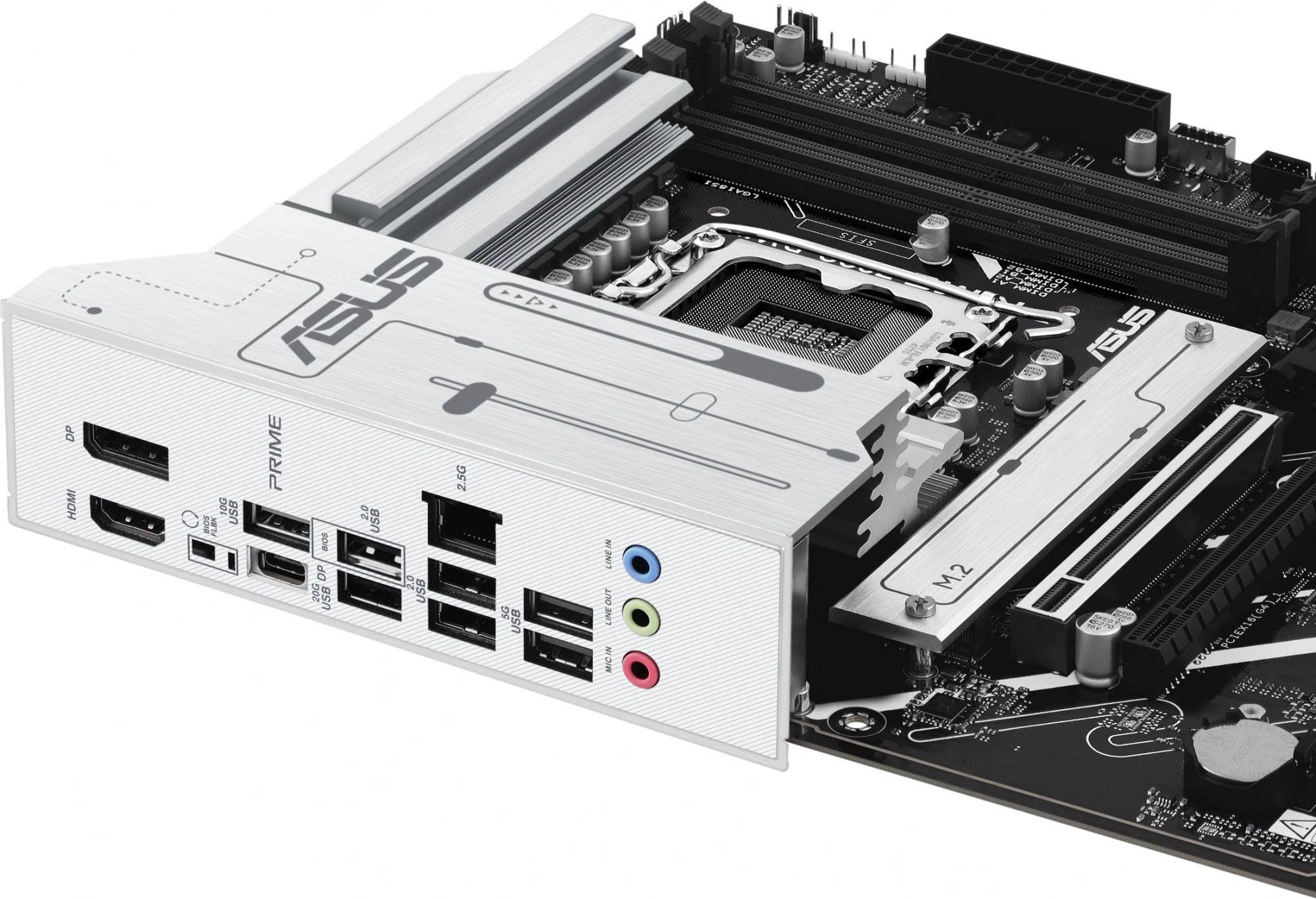 Материнская плата Asus PRIME Z890-P Soc-1851 Intel Z890 4xDDR5 ATX AC`97 8ch(7.1) 2.5Gg RAID+HDMI+DP — миниатюра 8