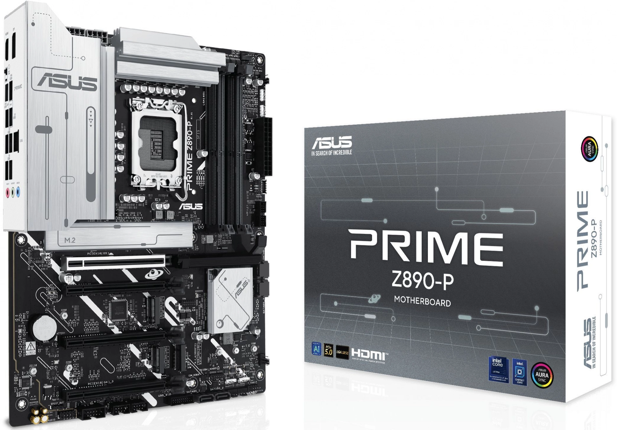 Материнская плата Asus PRIME Z890-P Soc-1851 Intel Z890 4xDDR5 ATX AC`97 8ch(7.1) 2.5Gg RAID+HDMI+DP — миниатюра 10