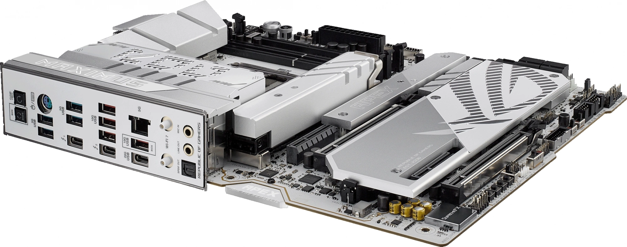 Материнская плата Asus ROG MAXIMUS Z890 APEX Soc-1851 Intel Z890 2xDDR5 ATX AC`97 8ch(7.1) 5Gigabit RAID — миниатюра 8