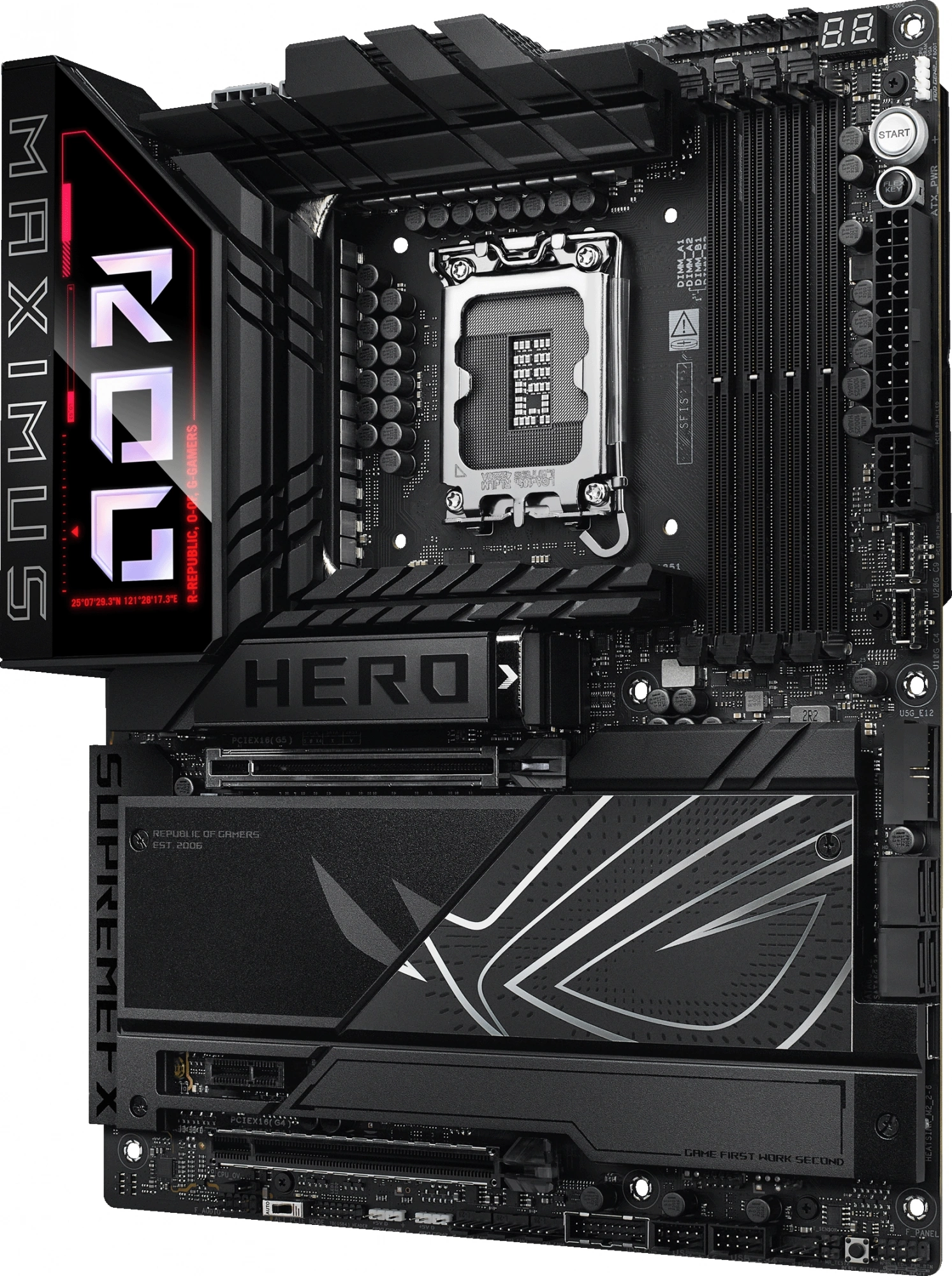 Материнская плата Asus ROG MAXIMUS Z890 HERO Soc-1851 Intel Z890 4xDDR5 ATX AC`97 8ch(7.1) 5Gigabit + 2.5Gigabit Ethernet RAID+HDMI — миниатюра 5