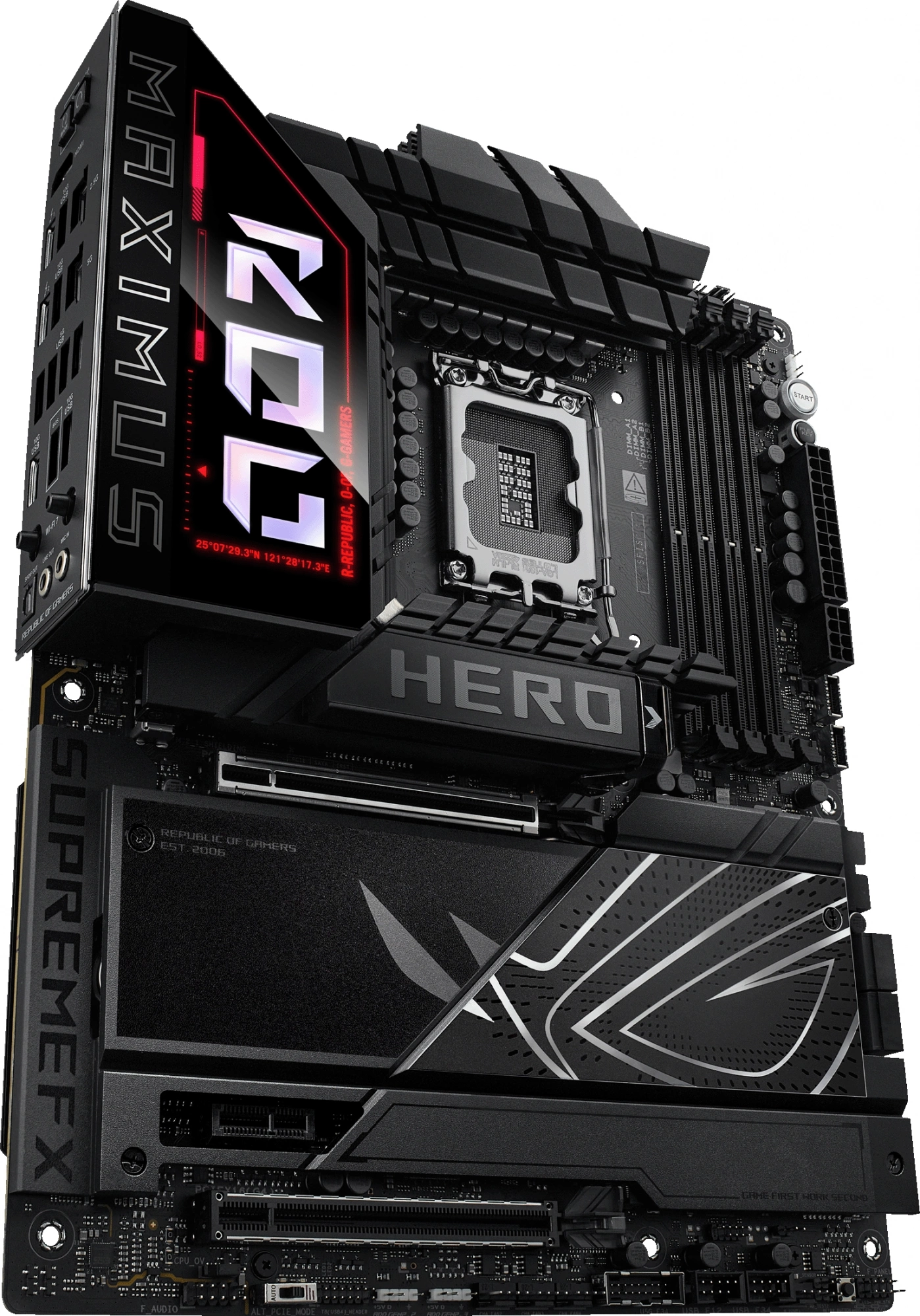 Материнская плата Asus ROG MAXIMUS Z890 HERO Soc-1851 Intel Z890 4xDDR5 ATX AC`97 8ch(7.1) 5Gigabit + 2.5Gigabit Ethernet RAID+HDMI — миниатюра 6
