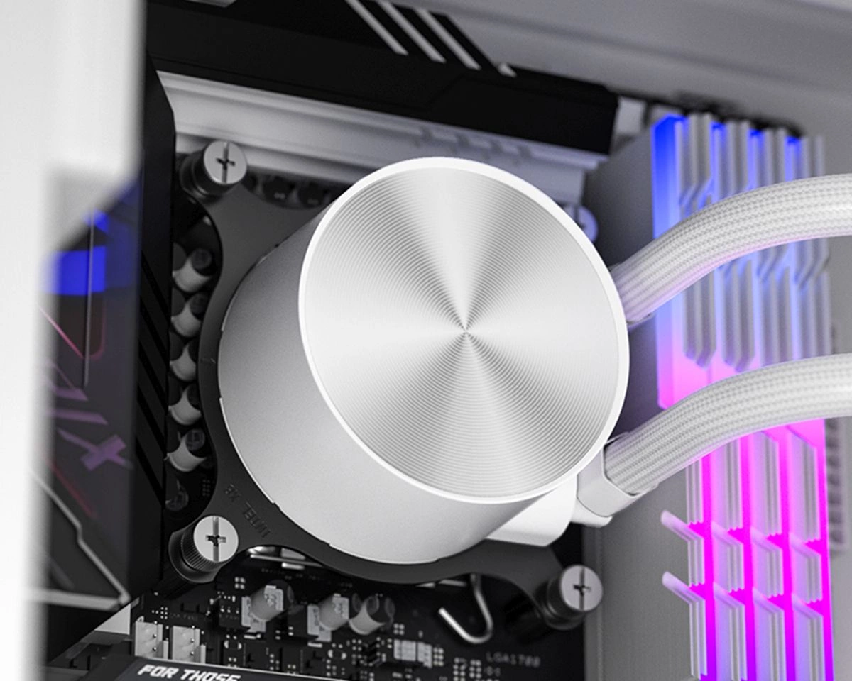 Система водяного охлаждения ID-Cooling FX360 Pro Soc-AM5/AM4/1200/1700/1851 белый 4-pin 14-35.2dB Al+Cu 350W Ret (FX360 PRO WHITE) — миниатюра 9