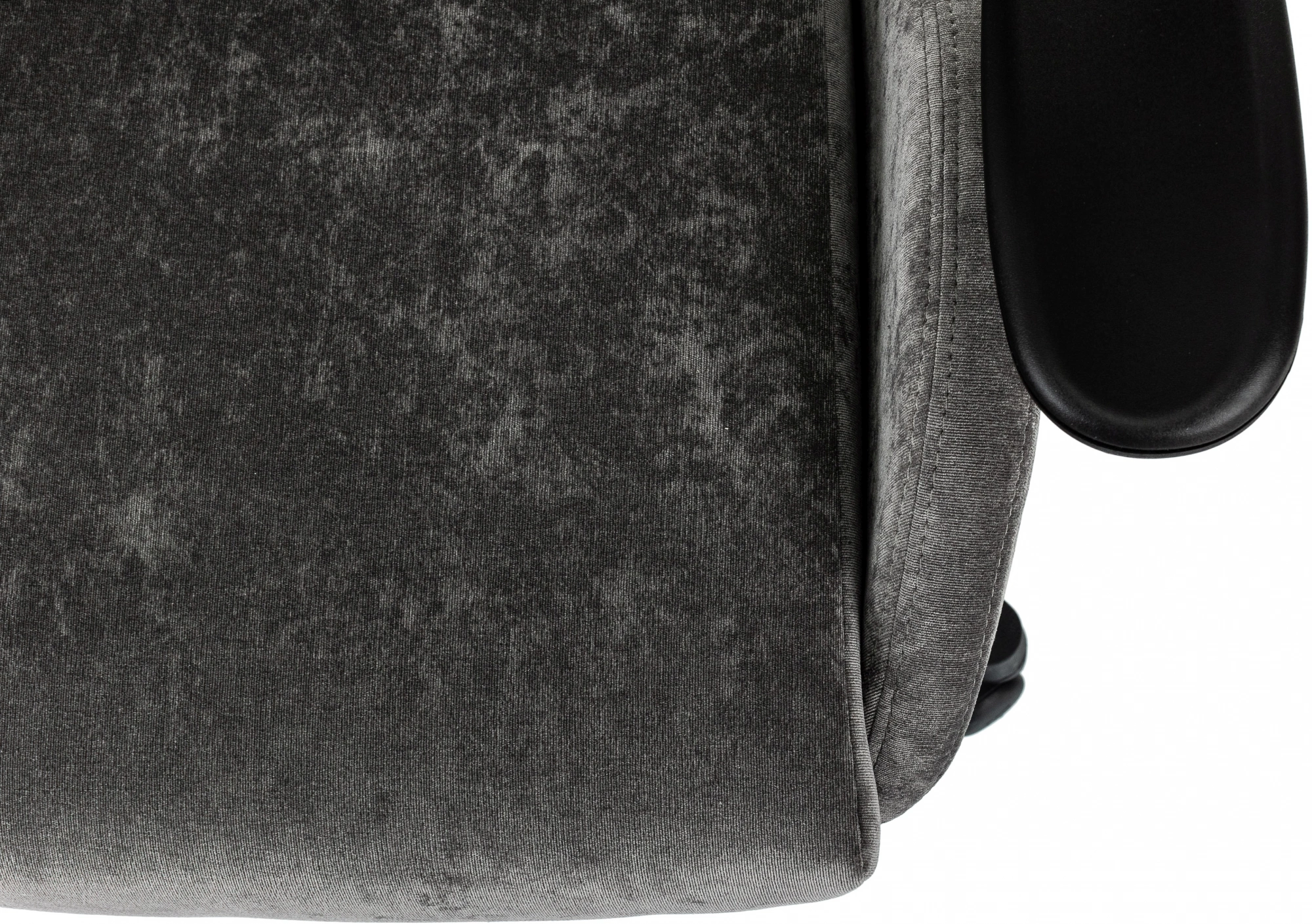 Кресло игровое Zombie Ghost Fabric серый Light-19 с подголов. крестов. пластик — миниатюра 10