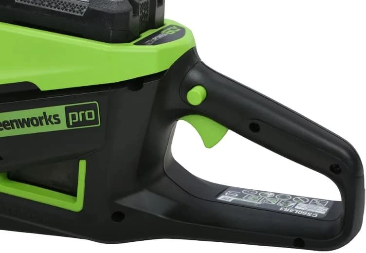 Цепная пила Greenworks GD60CS25K4 аккум. 2300Вт 3.40л.с. дл.шины:16" (40cm) 1аккум. 4Ач ЗУ (2008907UB) — миниатюра 4