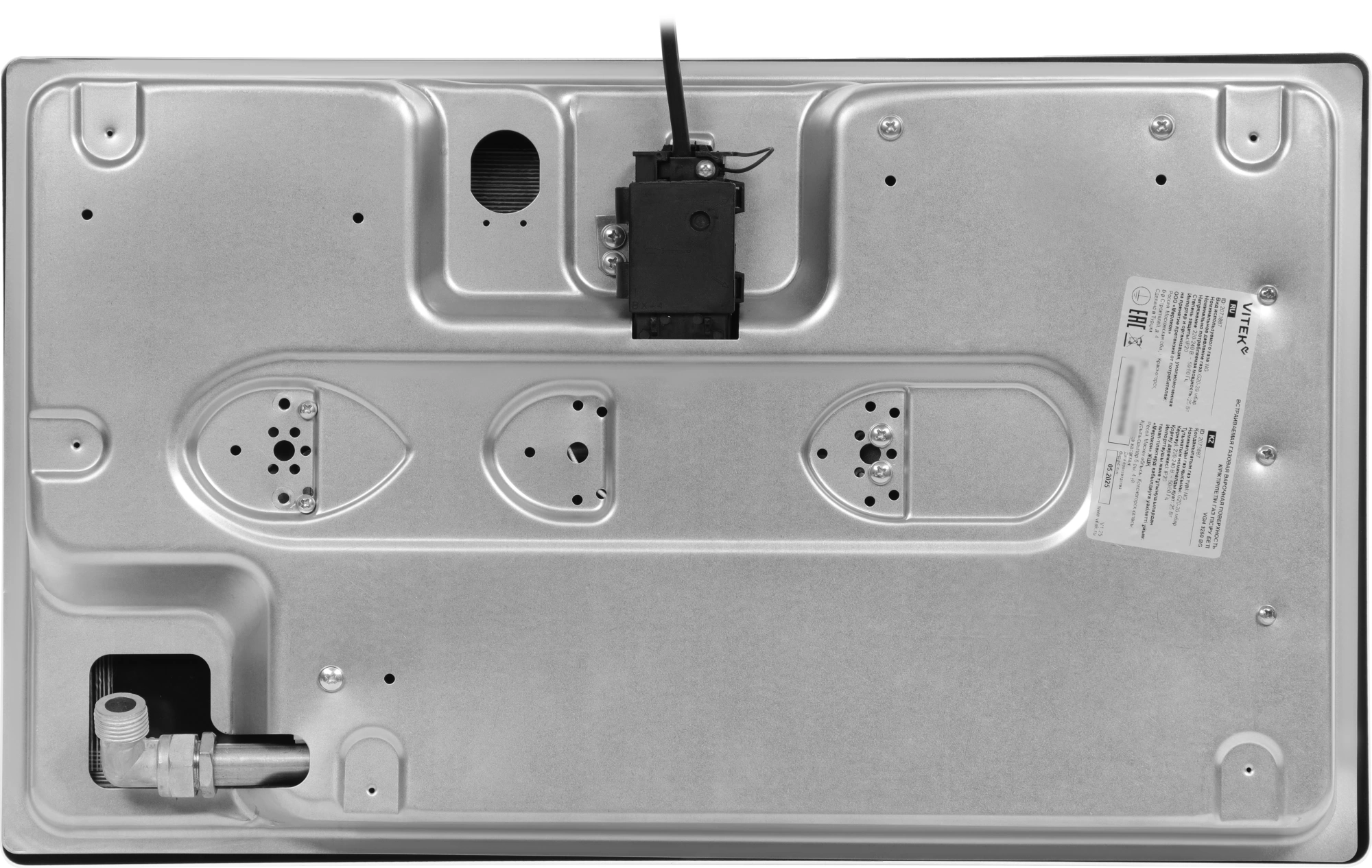 Газовая варочная поверхность Vitek VGH 3250 BG черный — миниатюра 6