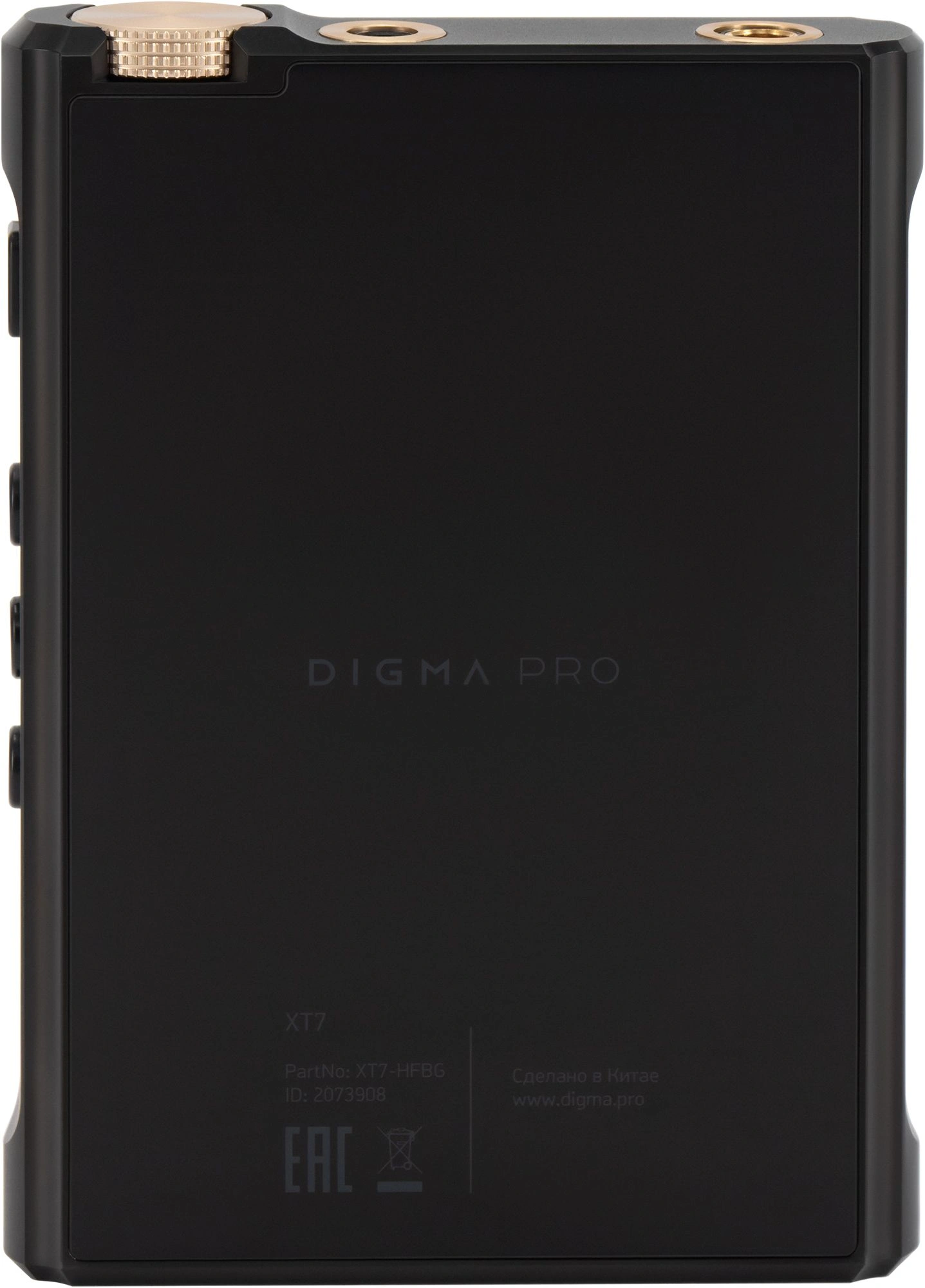 Плеер Hi-Fi Flash Digma Pro XT7 черный/золотистый/3.5"/microSD/microSDHC — миниатюра 9
