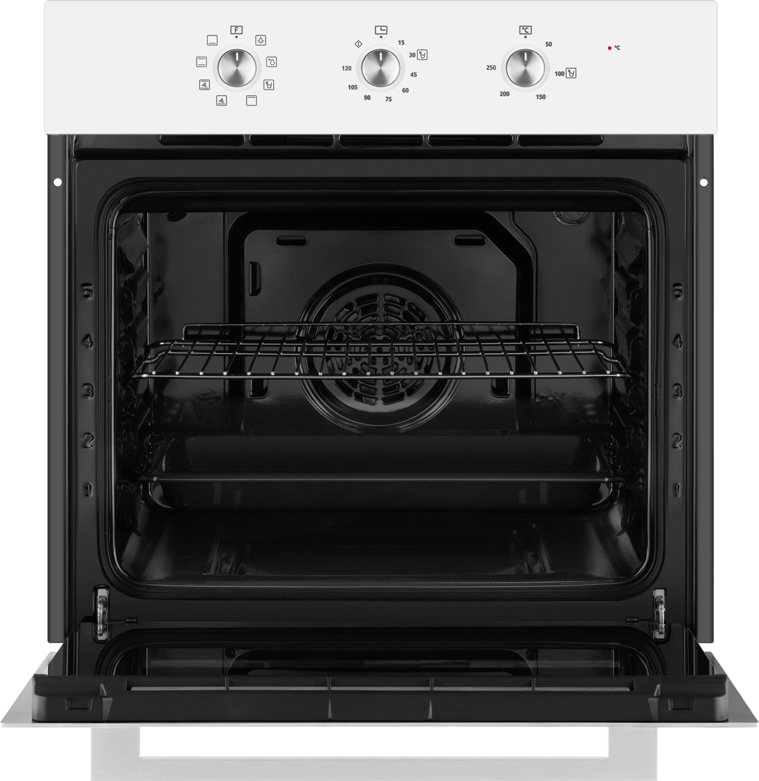 Духовой шкаф Электрический Weissgauff EOM 208 PDW Steam Clean белый — миниатюра 2