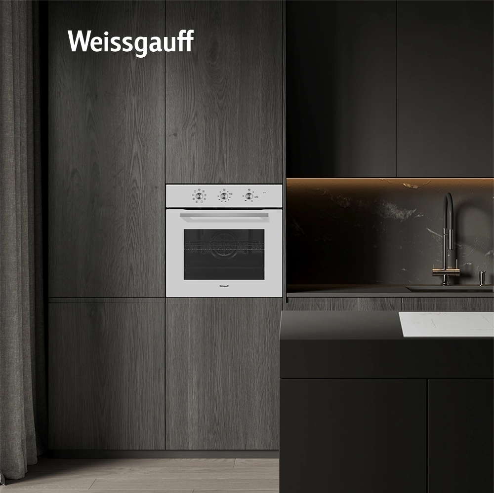 Духовой шкаф Электрический Weissgauff EOM 208 PDW Steam Clean белый — миниатюра 17