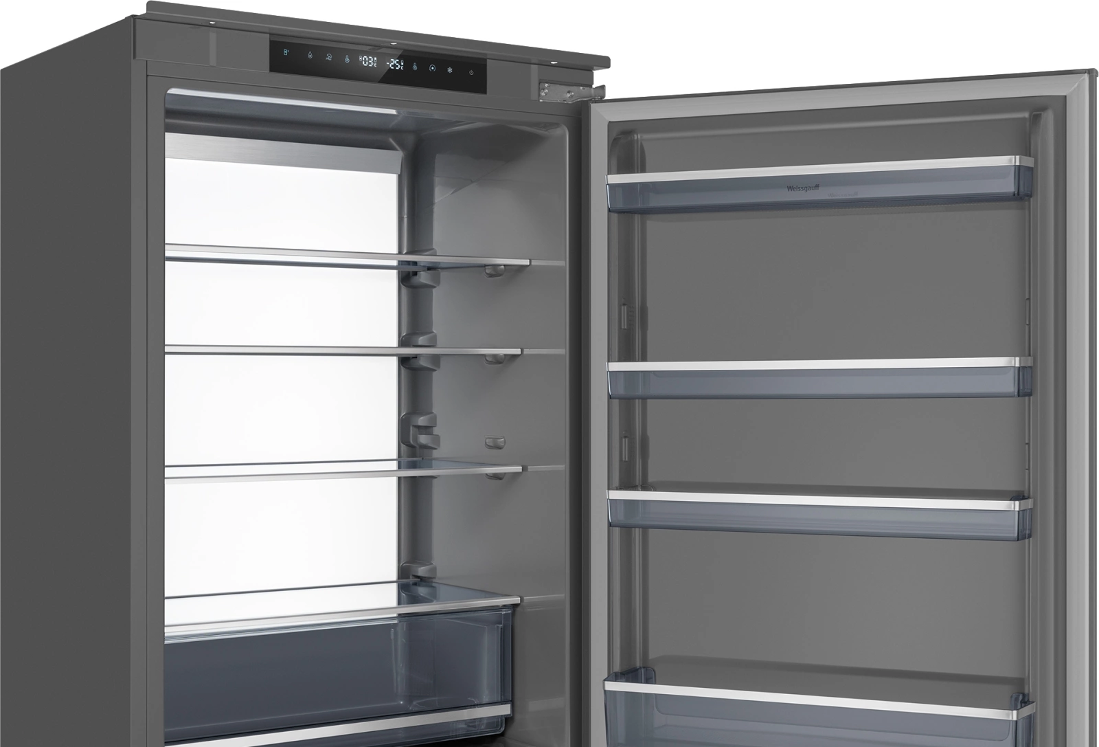Холодильник Weissgauff WRKI 1970 Total NoFrost Inverter Premium EcoFresh 2-хкамерн. инвертер (433160) — миниатюра 6