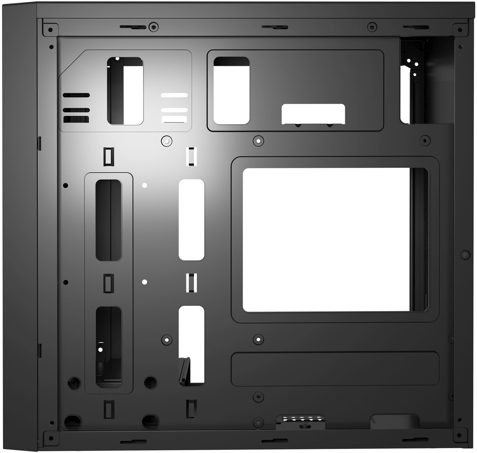 Корпус Digma DCC-MN306 черный без БП mATX 1x80mm 1x92mm 2x120mm 2xUSB2.0 1xUSB3.0 audio — миниатюра 8
