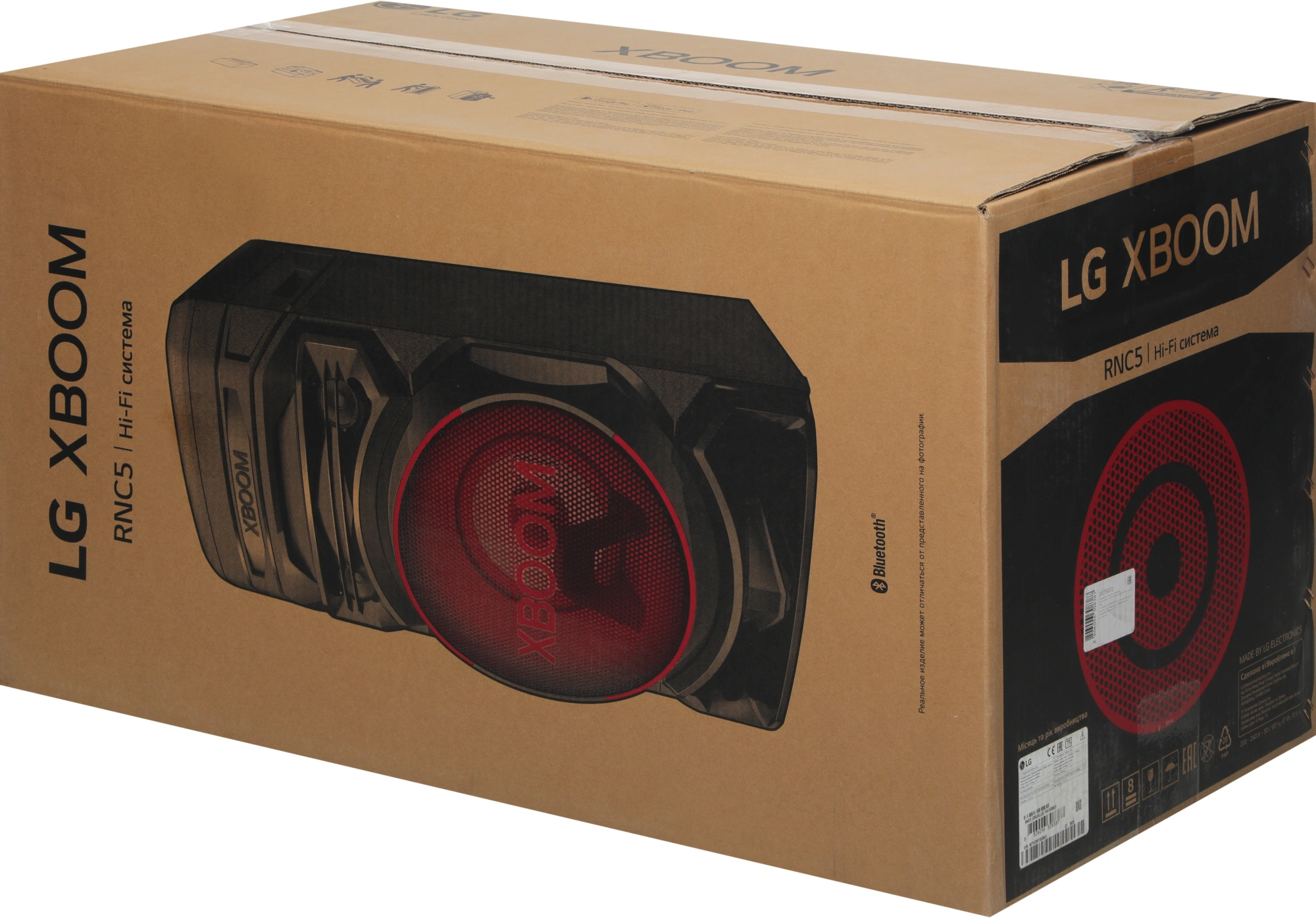 Минисистема LG XBOOM RNC5 черный 300Вт FM USB BT — миниатюра 19