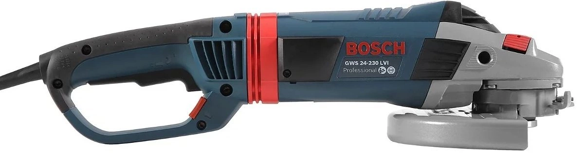 Углошлифовальная машина Bosch GWS 24-230 JH 2400Вт 6500об/мин рез.шпин.:M14 d=230мм (0601884203) — миниатюра 3