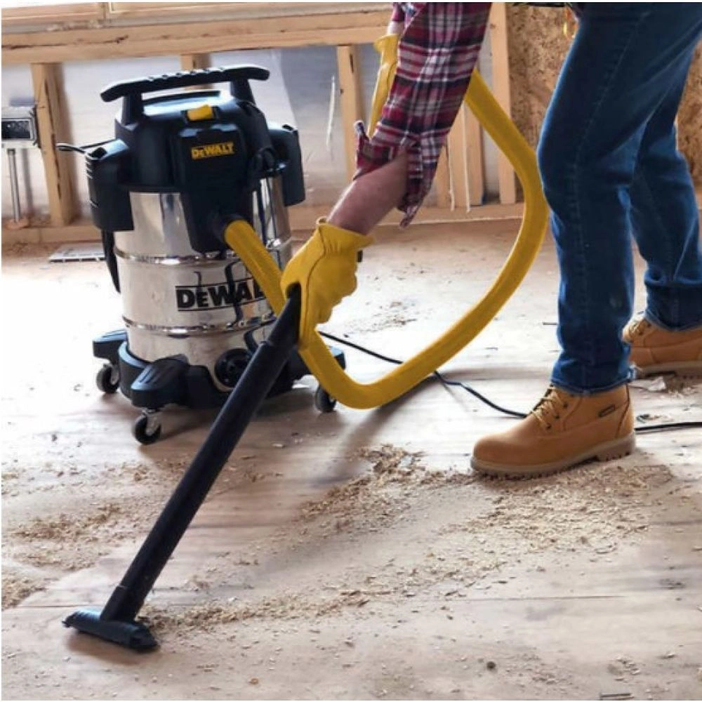 Строительный пылесос DeWalt DXV30SPTA 1150Вт (уборка: сухая/сбор воды/выдув) серый — миниатюра 4