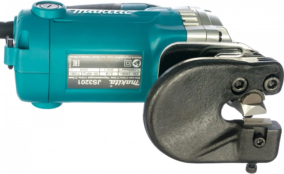 Листовые ножницы Makita JS3201J 710Вт 1600ходов/мин от электросети (кейс в комплекте) — миниатюра 3