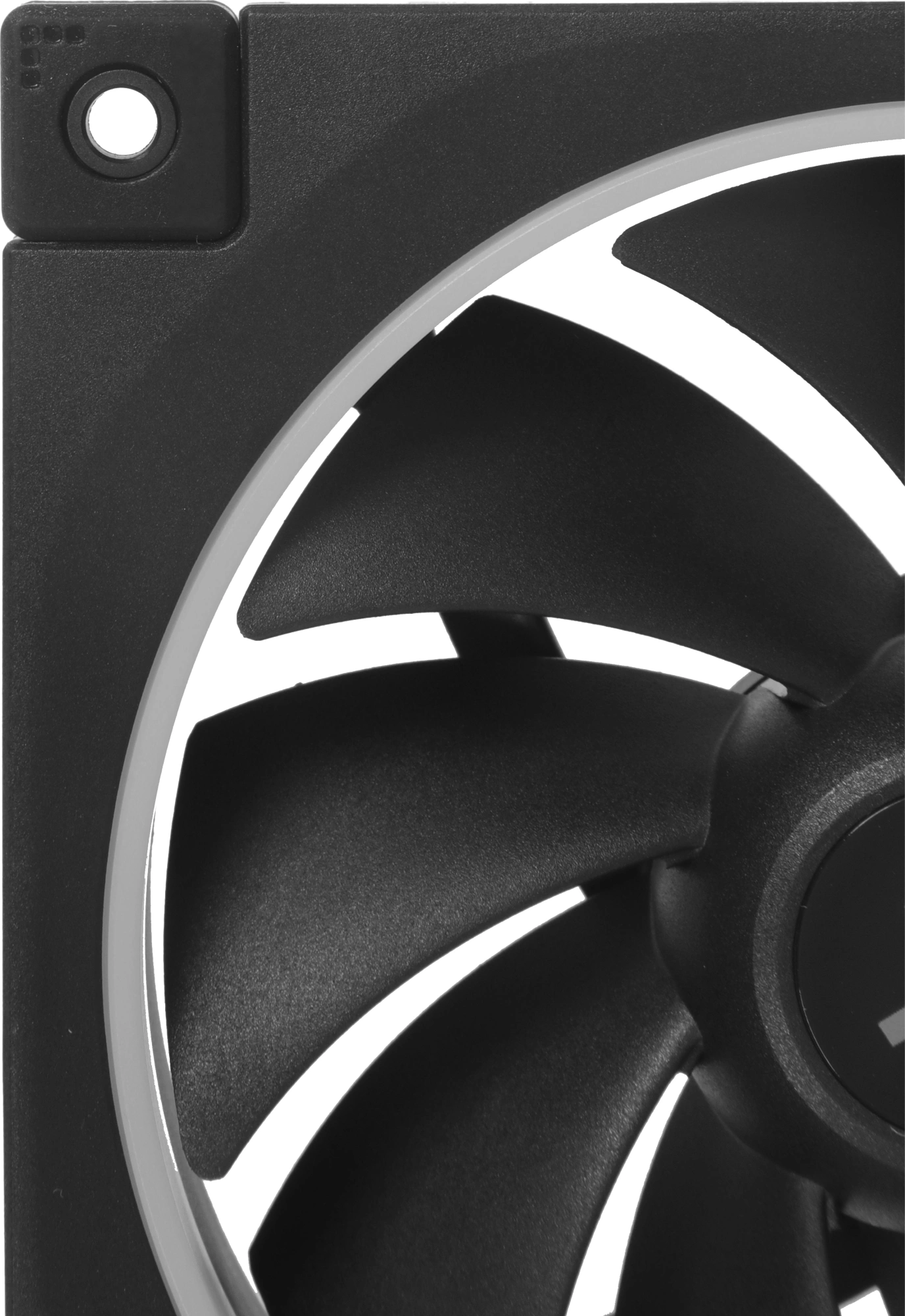 Вентилятор для корпуса Deepcool FL12 ARGB 120х120x25 черный 4-pin 32дБ (R-FL12-BKAPN1-G) Ret — миниатюра 11