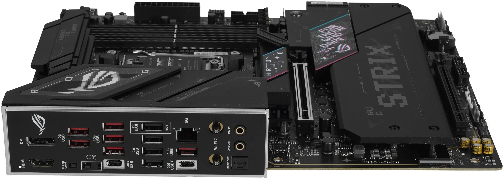 Материнская плата Asus ROG STRIX B850-E GAMING WIFI Socket AM5 AMD B850 4xDDR5 ATX AC`97 8ch(7.1) 2.5Gg RAID+HDMI+DP — миниатюра 3