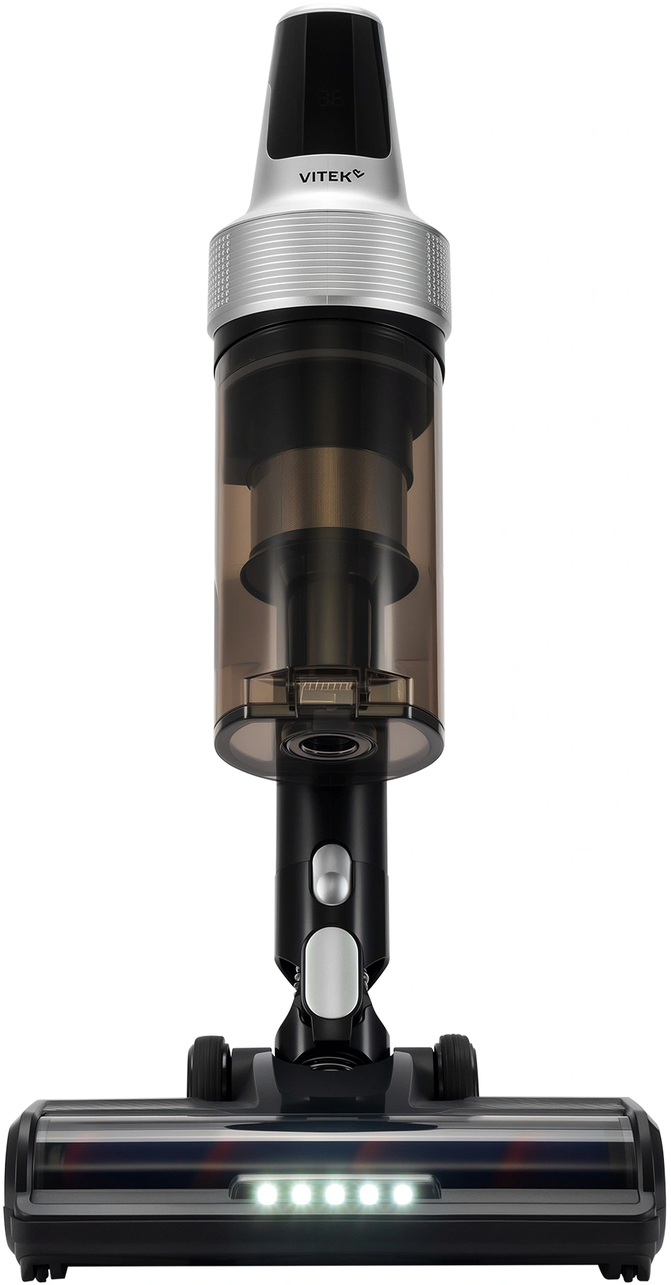 Пылесос Vitek VT-CLS01LIGHT 450Вт темно-серый/серебристый — миниатюра 2