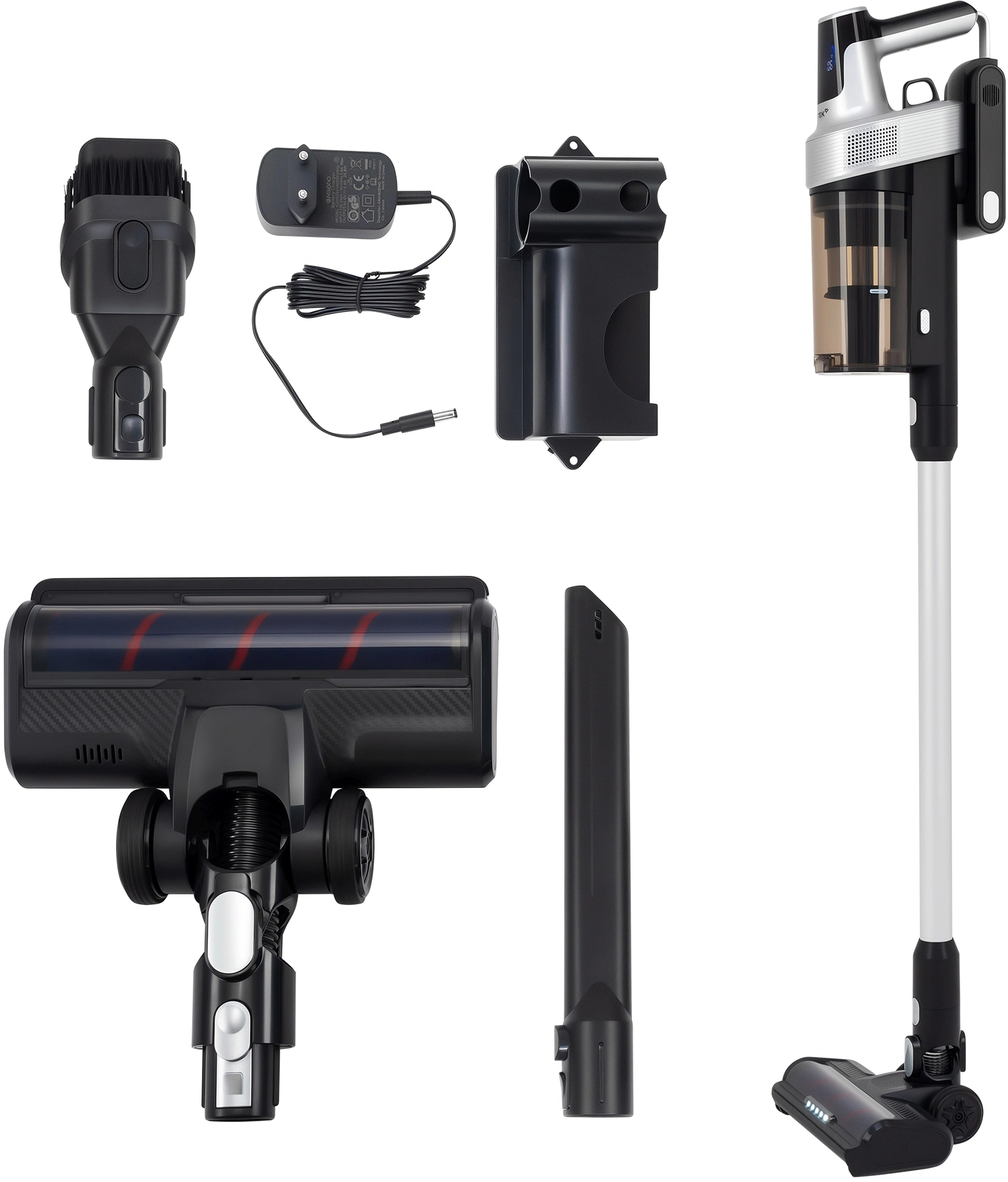 Пылесос Vitek VT-CLS01LIGHT 450Вт темно-серый/серебристый — миниатюра 14