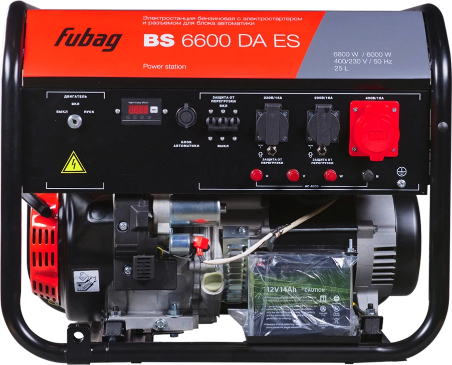 Генератор Fubag BS 6600 DAES 6.6кВт — миниатюра 2