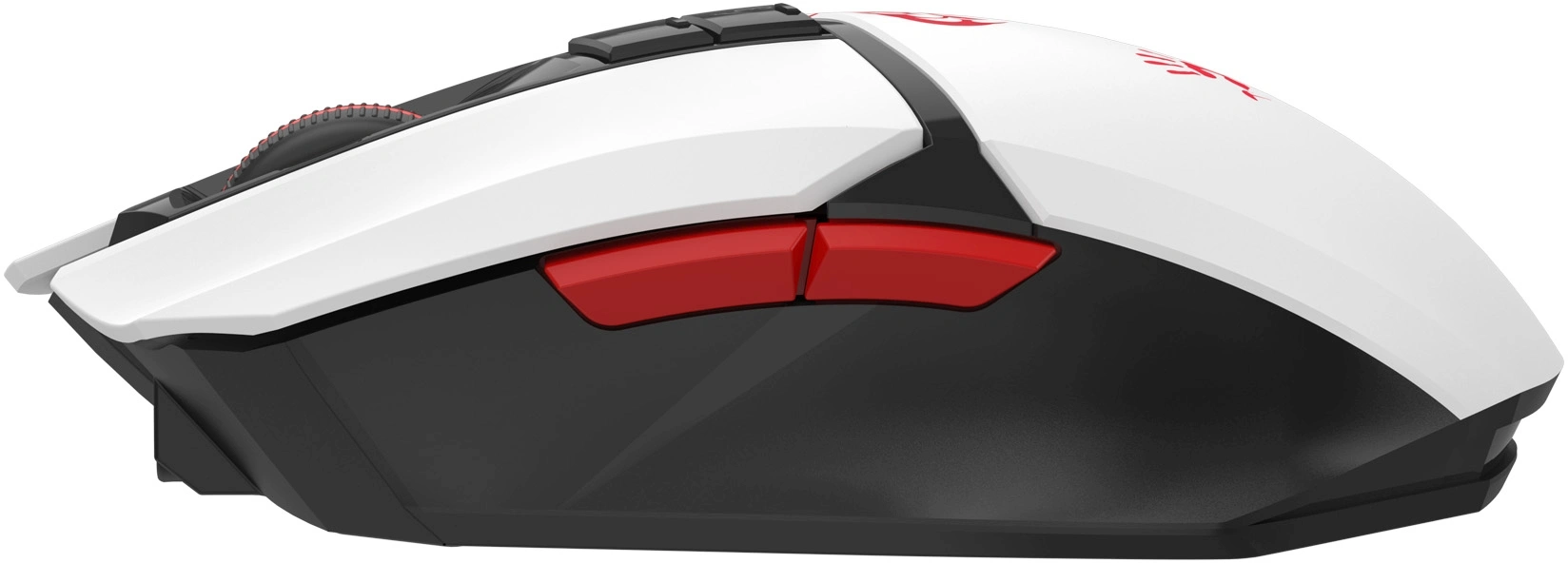 Мышь A4Tech Bloody R36 Ultra белый/черный/красный оптическая 12000dpi беспров. USB 7but (R36 ULTRA NARAKA USB) — миниатюра 6