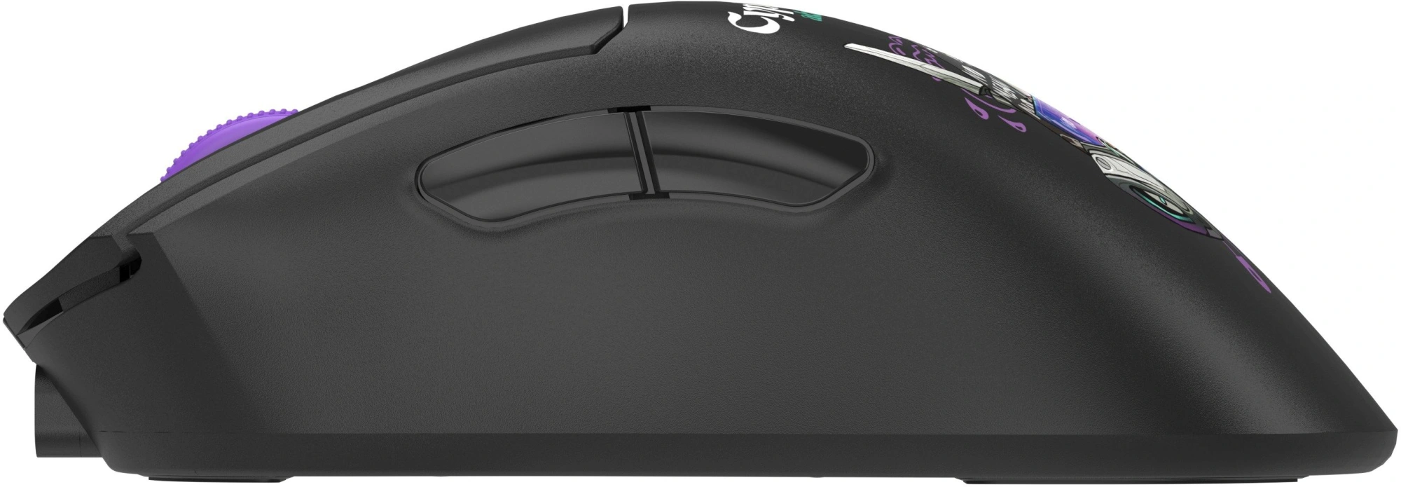 Мышь A4Tech Bloody R73 Pro черный/рисунок оптическая 26000dpi беспров. USB/USB-C 7but (R73 PRO CYPHER GHOST) — миниатюра 4