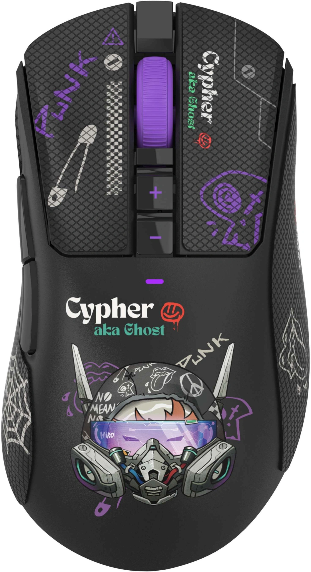 Мышь A4Tech Bloody R73 Pro черный/рисунок оптическая 26000dpi беспров. USB/USB-C 7but (R73 PRO CYPHER GHOST) — миниатюра 14
