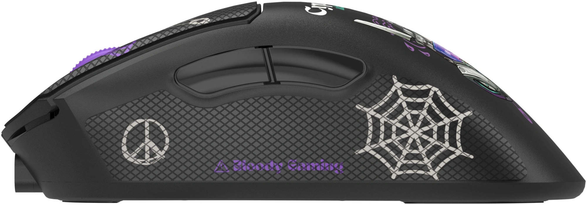 Мышь A4Tech Bloody R73 Pro черный/рисунок оптическая 26000dpi беспров. USB/USB-C 7but (R73 PRO CYPHER GHOST) — миниатюра 17