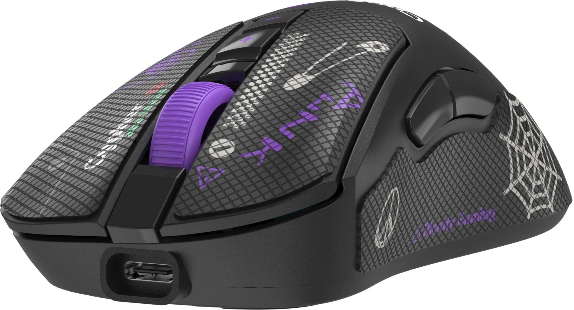 Мышь A4Tech Bloody R73 Pro черный/рисунок оптическая 26000dpi беспров. USB/USB-C 7but (R73 PRO CYPHER GHOST) — миниатюра 20