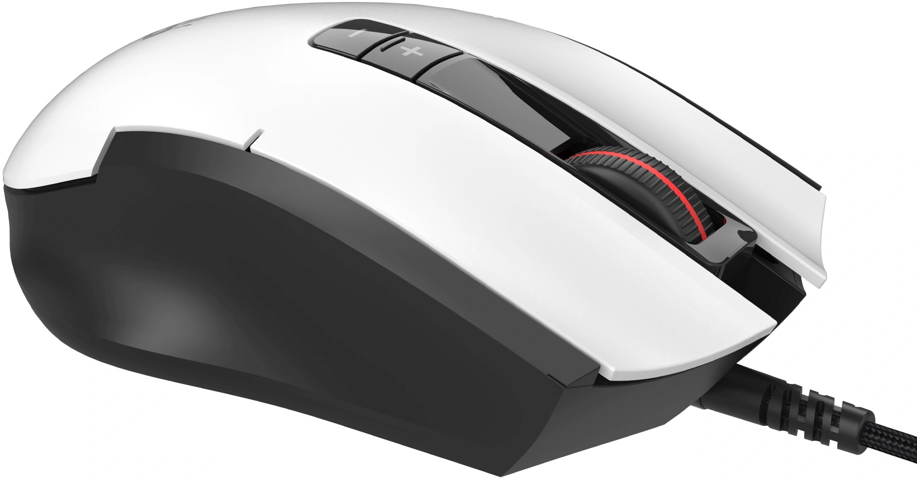 Мышь A4Tech Bloody ES8 белый оптическая 6000dpi USB 7but (ES8 PANDA WHITE) — миниатюра 2