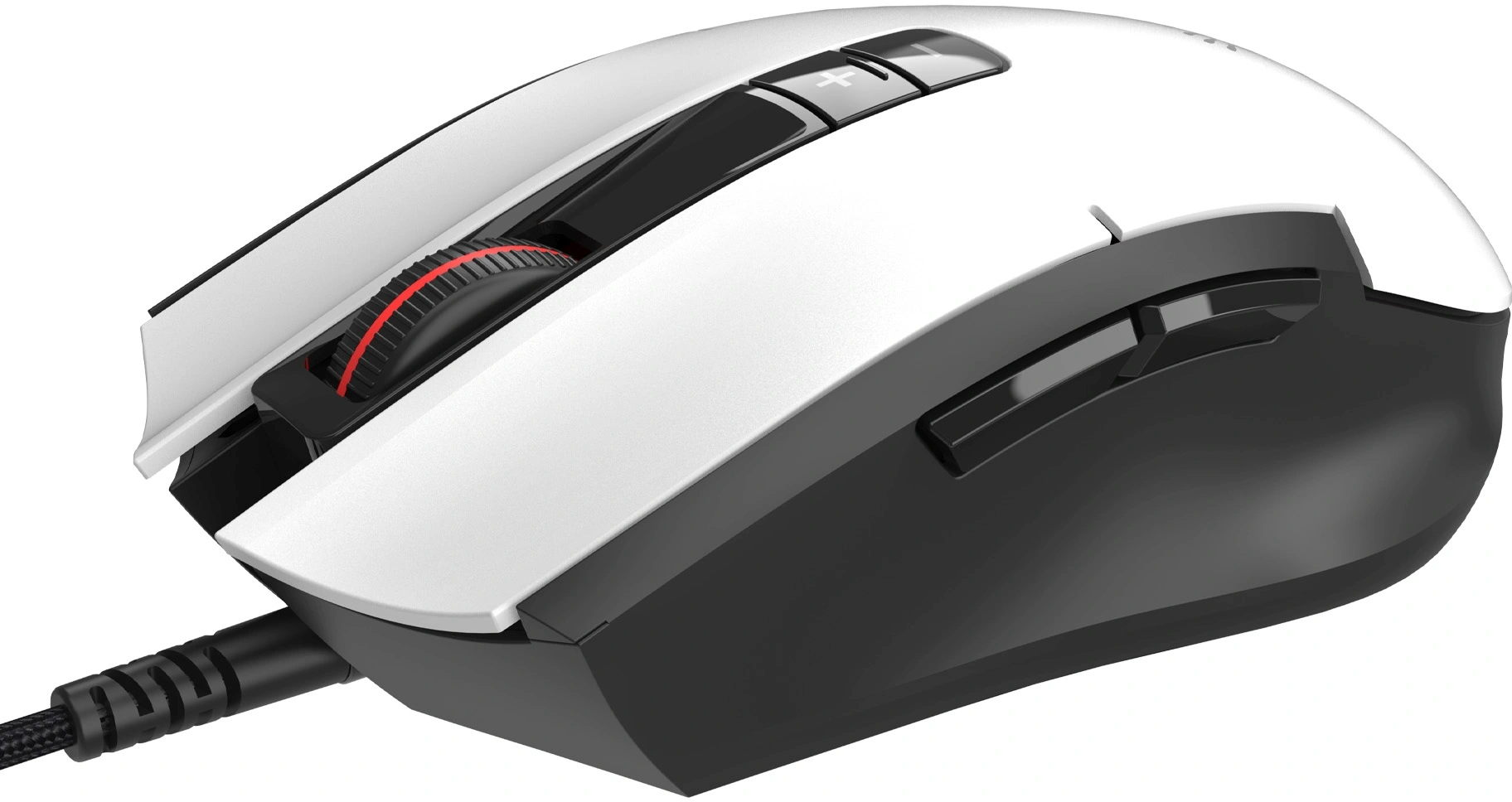 Мышь A4Tech Bloody ES8 белый оптическая 6000dpi USB 7but (ES8 PANDA WHITE) — миниатюра 3