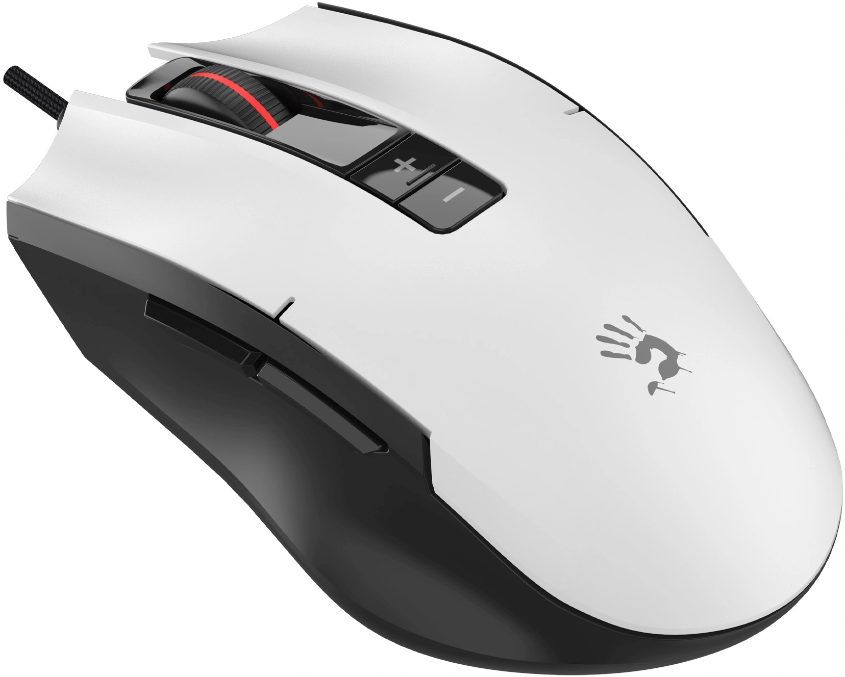 Мышь A4Tech Bloody ES8 белый оптическая 6000dpi USB 7but (ES8 PANDA WHITE) — миниатюра 8