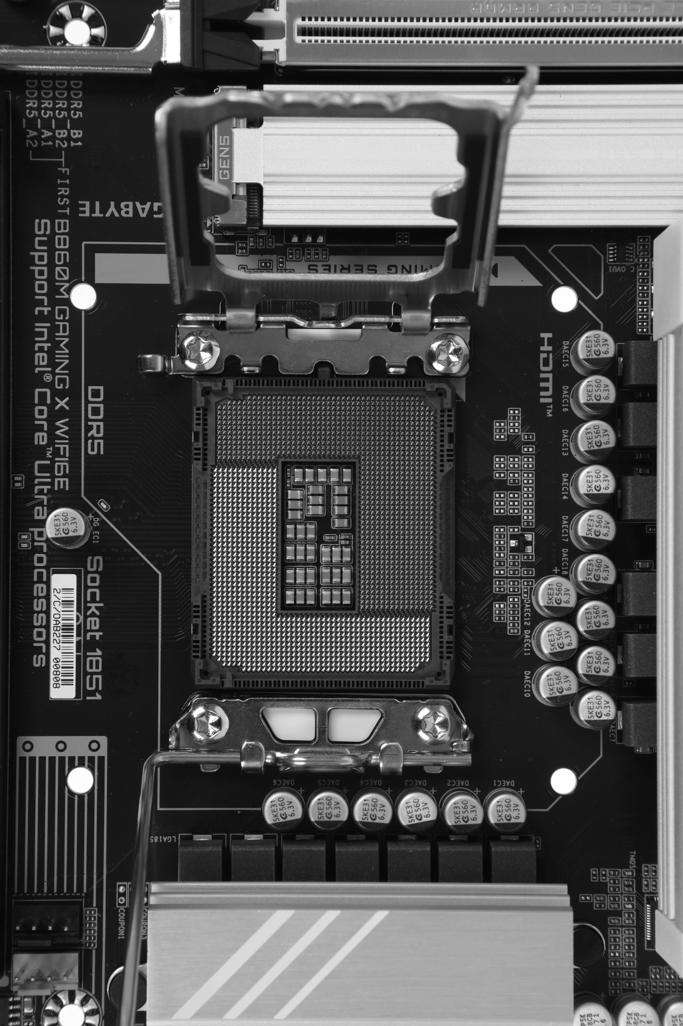 Материнская плата Gigabyte B860M GAMING X WIFI6E Soc-1851 Intel B860 4xDDR5 mATX AC`97 8ch(7.1) 2.5Gg RAID+HDMI+DP — миниатюра 6