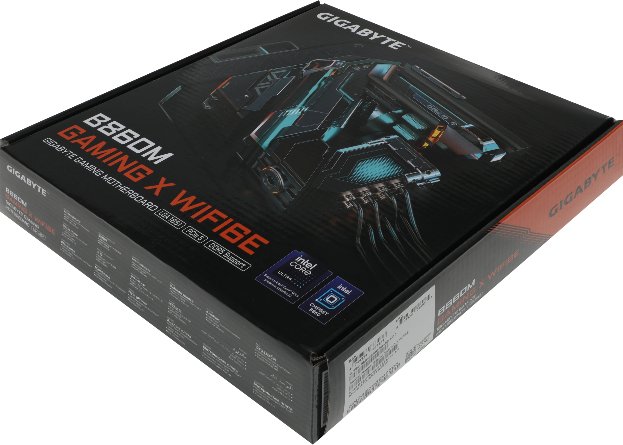 Материнская плата Gigabyte B860M GAMING X WIFI6E Soc-1851 Intel B860 4xDDR5 mATX AC`97 8ch(7.1) 2.5Gg RAID+HDMI+DP — миниатюра 10