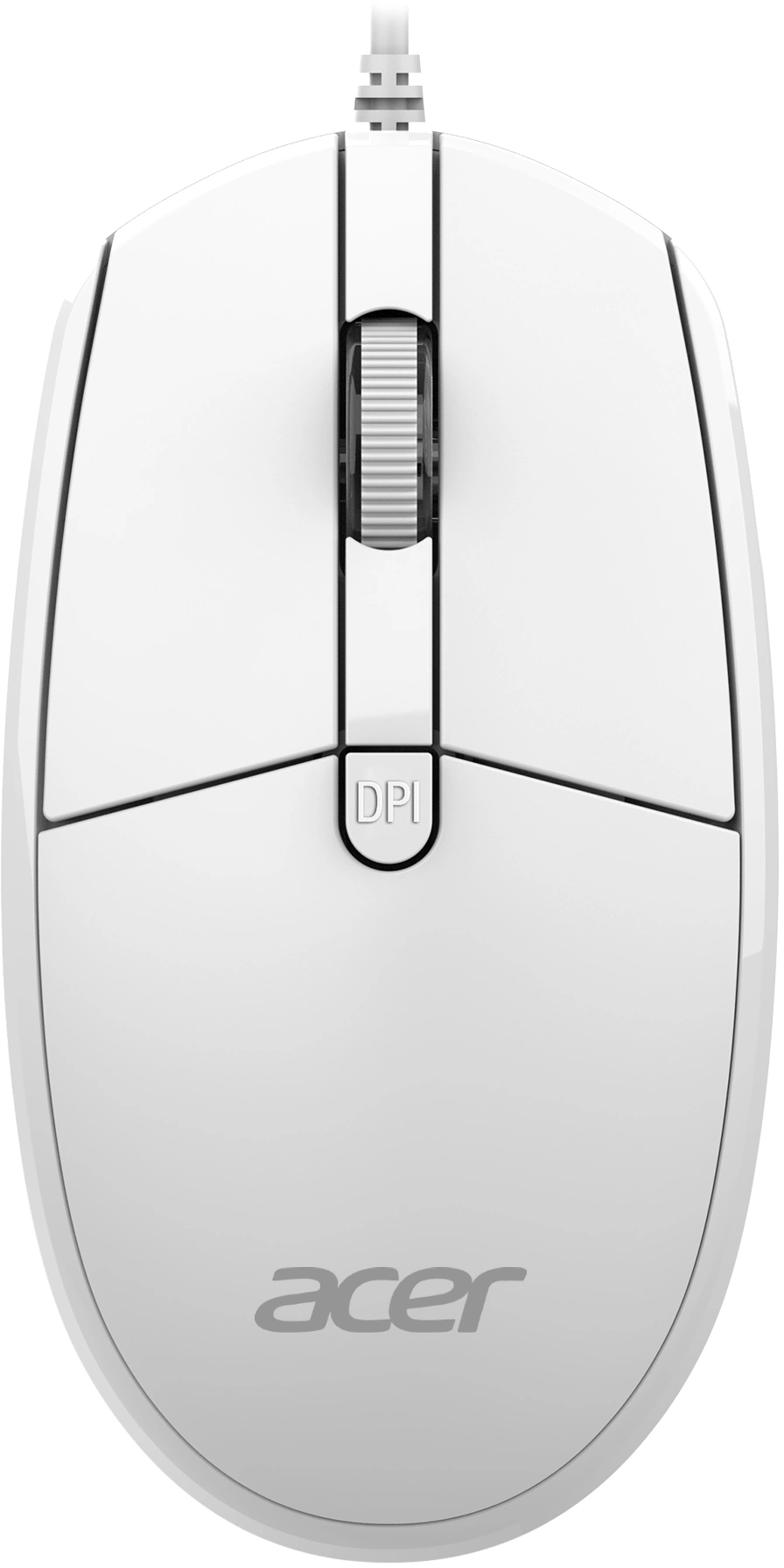Клавиатура + мышь Acer OCC400 клав:белый мышь:белый USB (ZL.ACCCC.014) — миниатюра 3