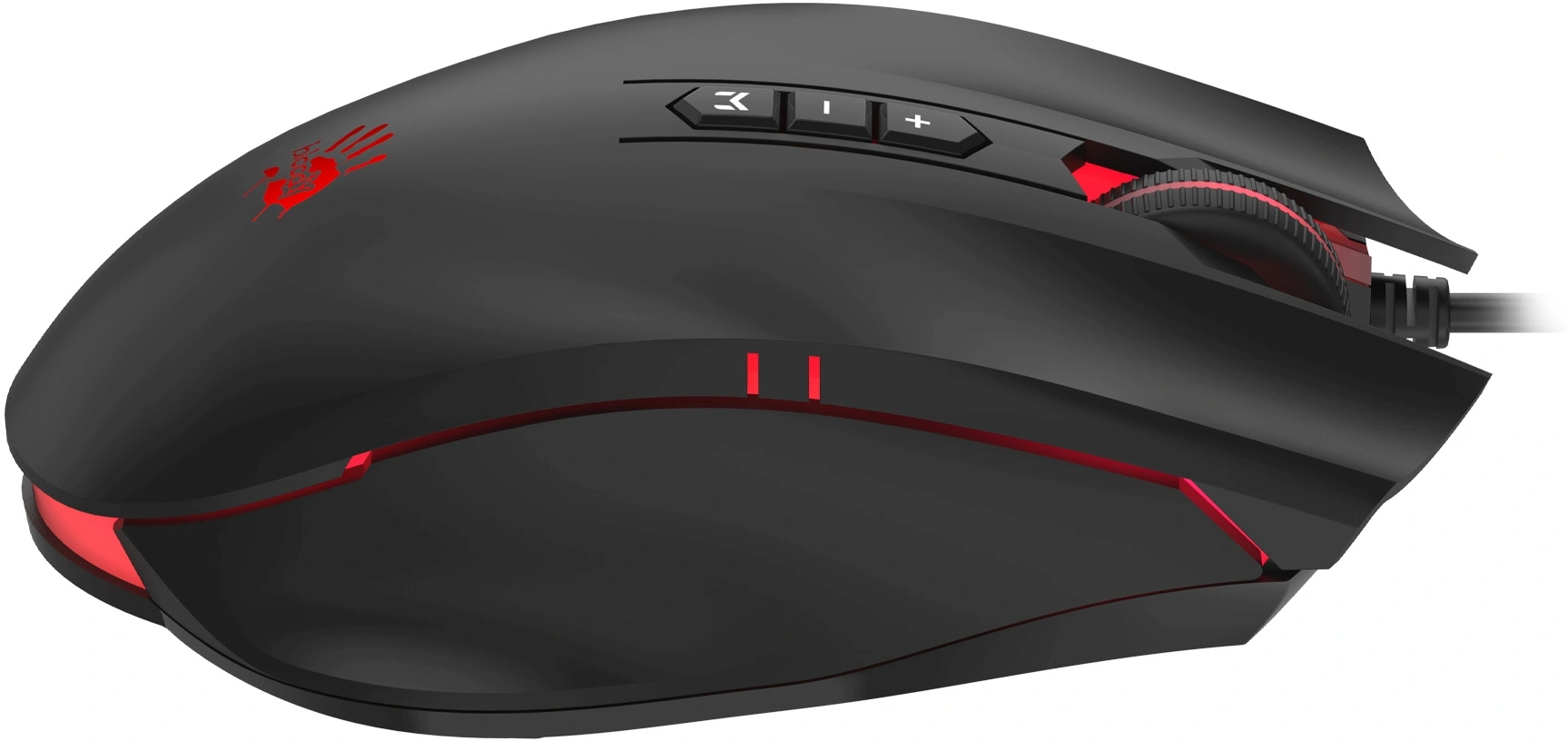 Мышь A4Tech Bloody ES7 черный оптическая 6000dpi USB 8but (ES7 STONE BLACK) — миниатюра 4