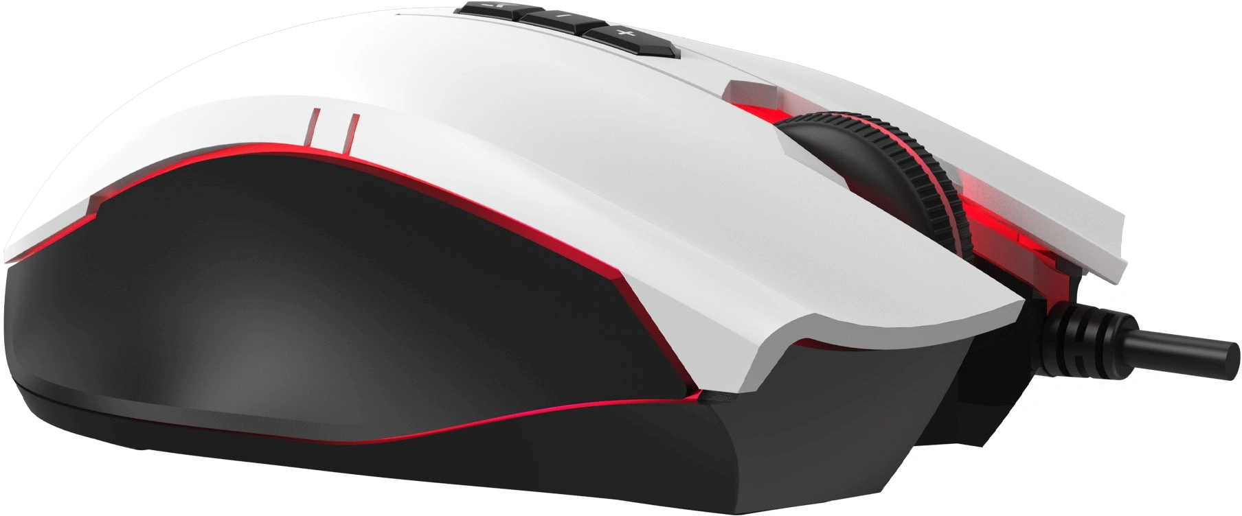 Мышь A4Tech Bloody ES7 белый оптическая 6000dpi USB 8but (ES7 PANDA WHITE) — миниатюра 2