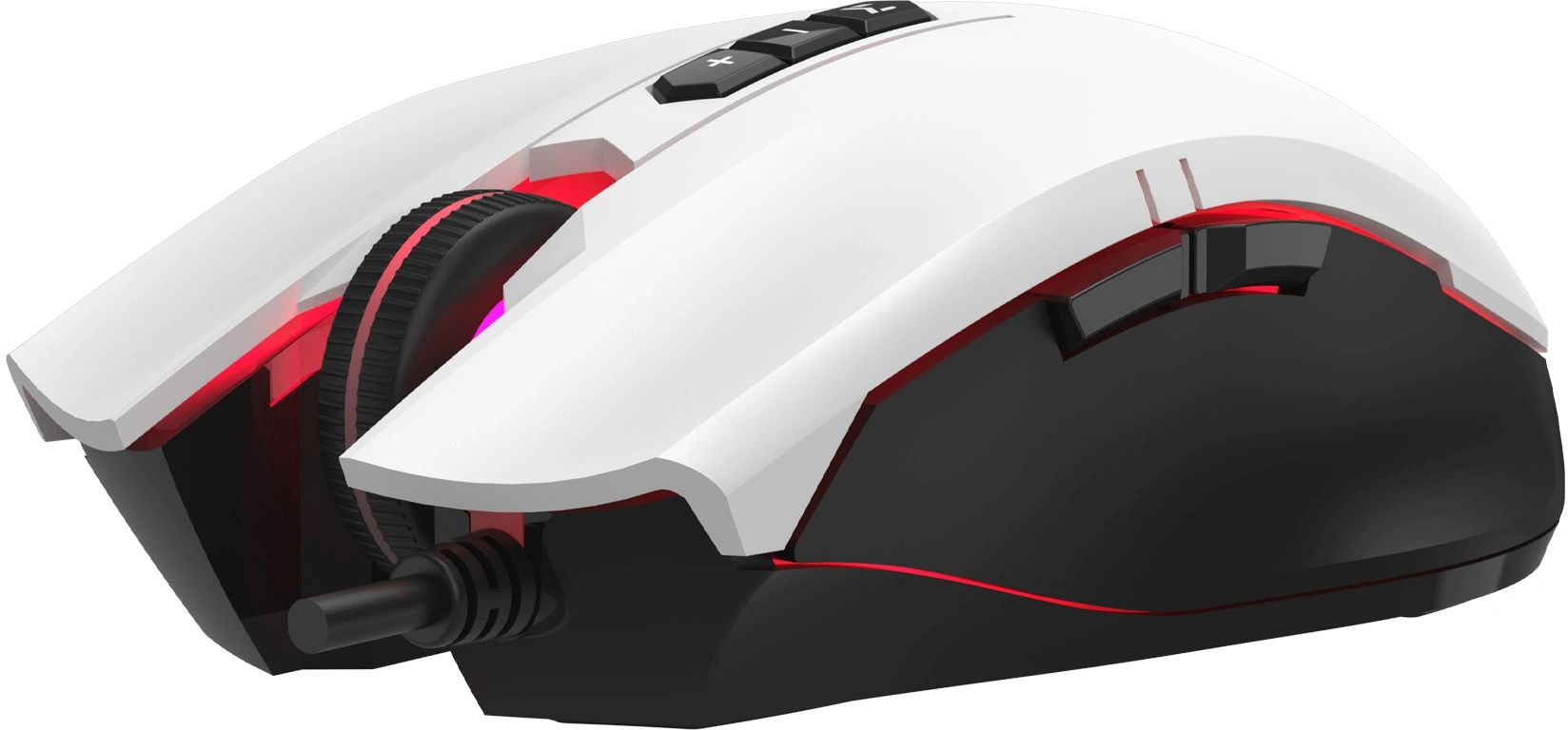 Мышь A4Tech Bloody ES7 белый оптическая 6000dpi USB 8but (ES7 PANDA WHITE) — миниатюра 3