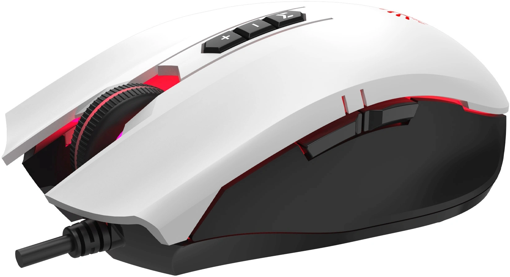 Мышь A4Tech Bloody ES7 белый оптическая 6000dpi USB 8but (ES7 PANDA WHITE) — миниатюра 5