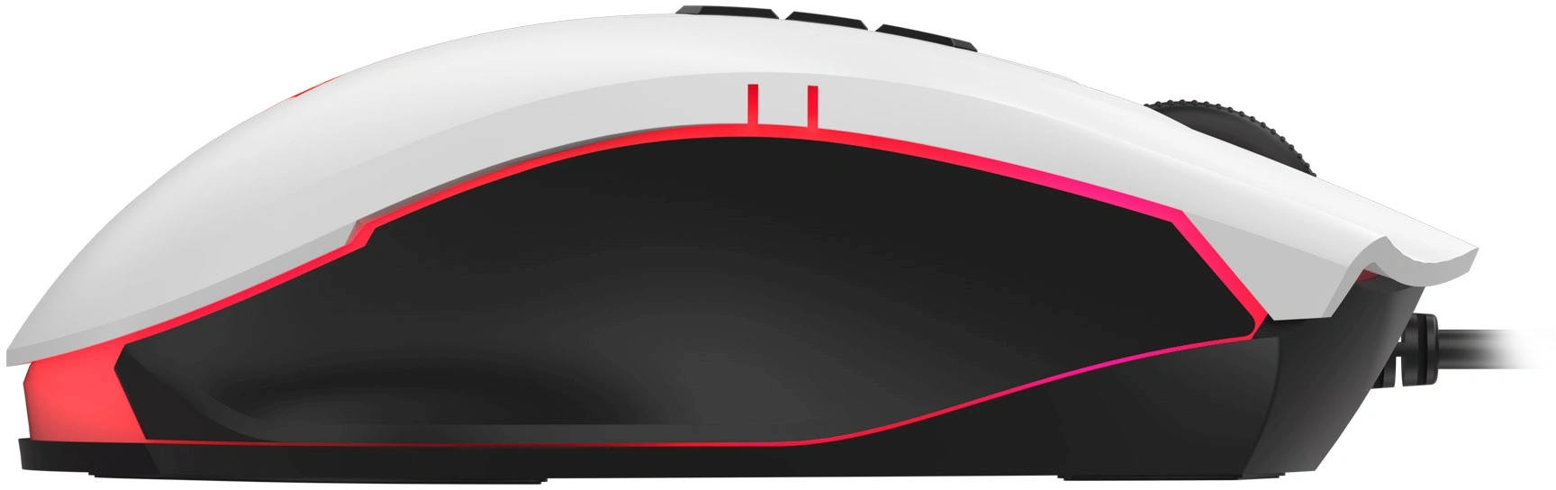 Мышь A4Tech Bloody ES7 белый оптическая 6000dpi USB 8but (ES7 PANDA WHITE) — миниатюра 6